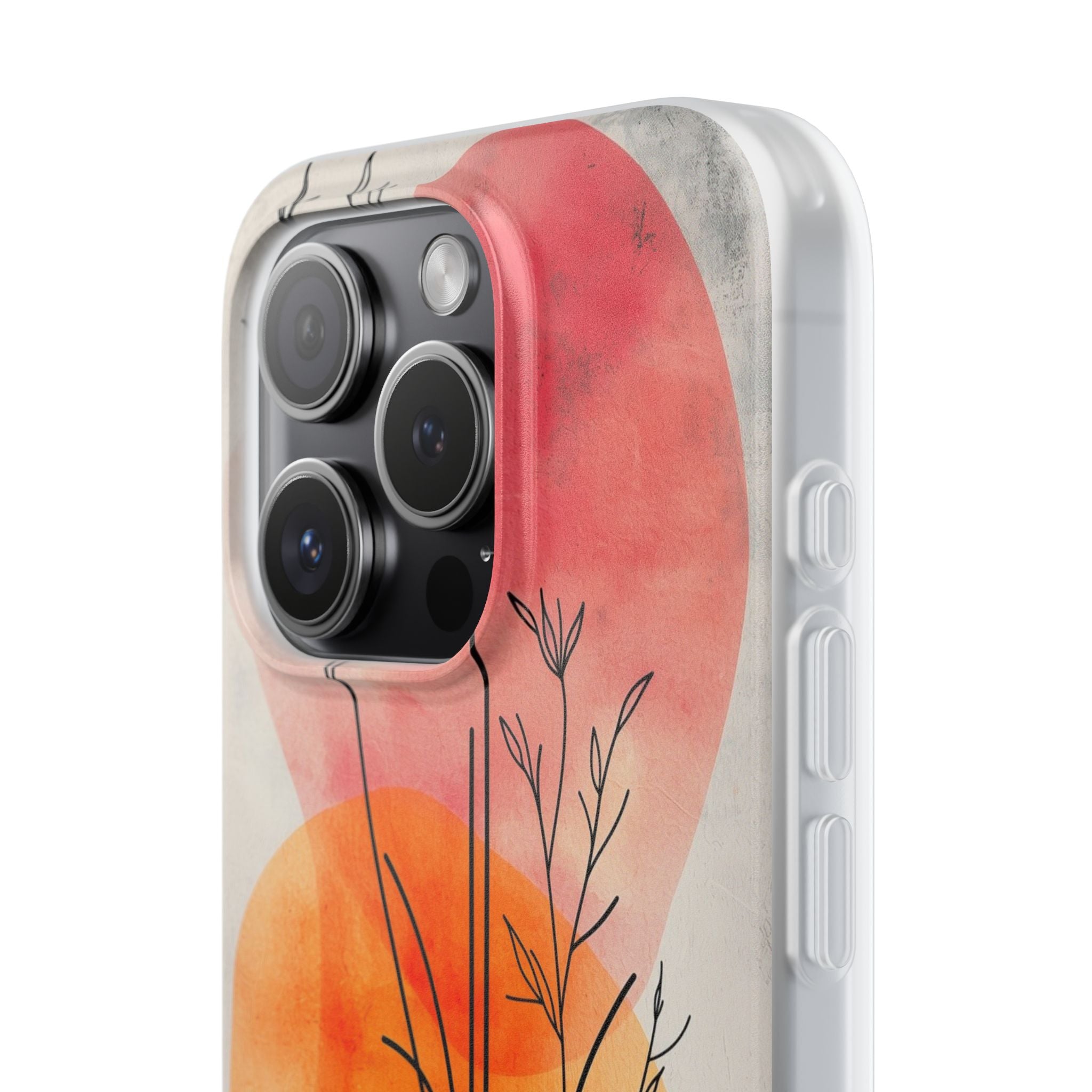 Crimson Bloom Lineage · Soft Phone Case for iPhone