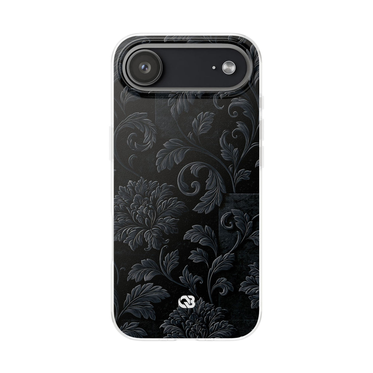 Obsidian Damask · Lite Phone Case for iPhone · Black