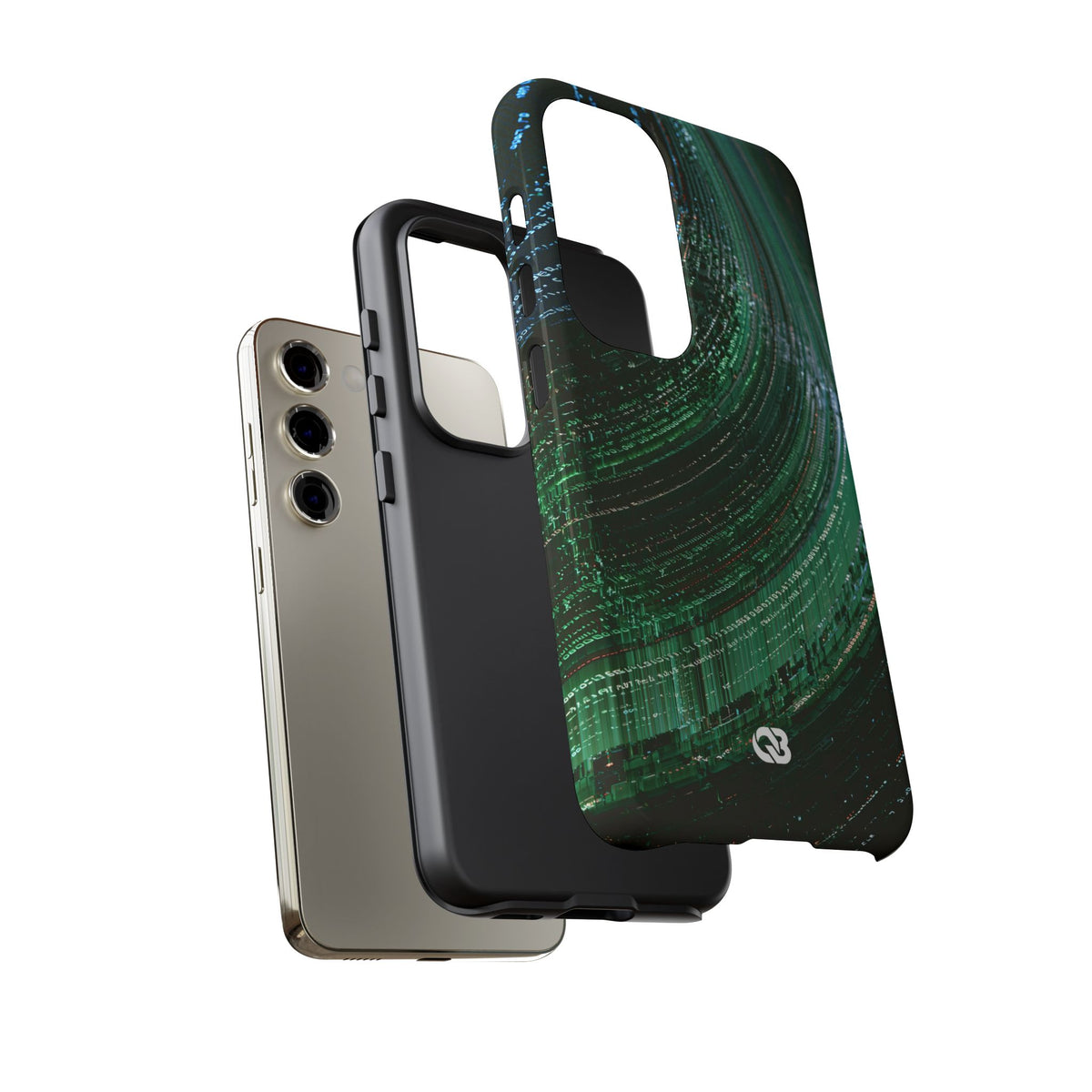 Orbital Data Stream · Tough Phone Case for Samsung · Green