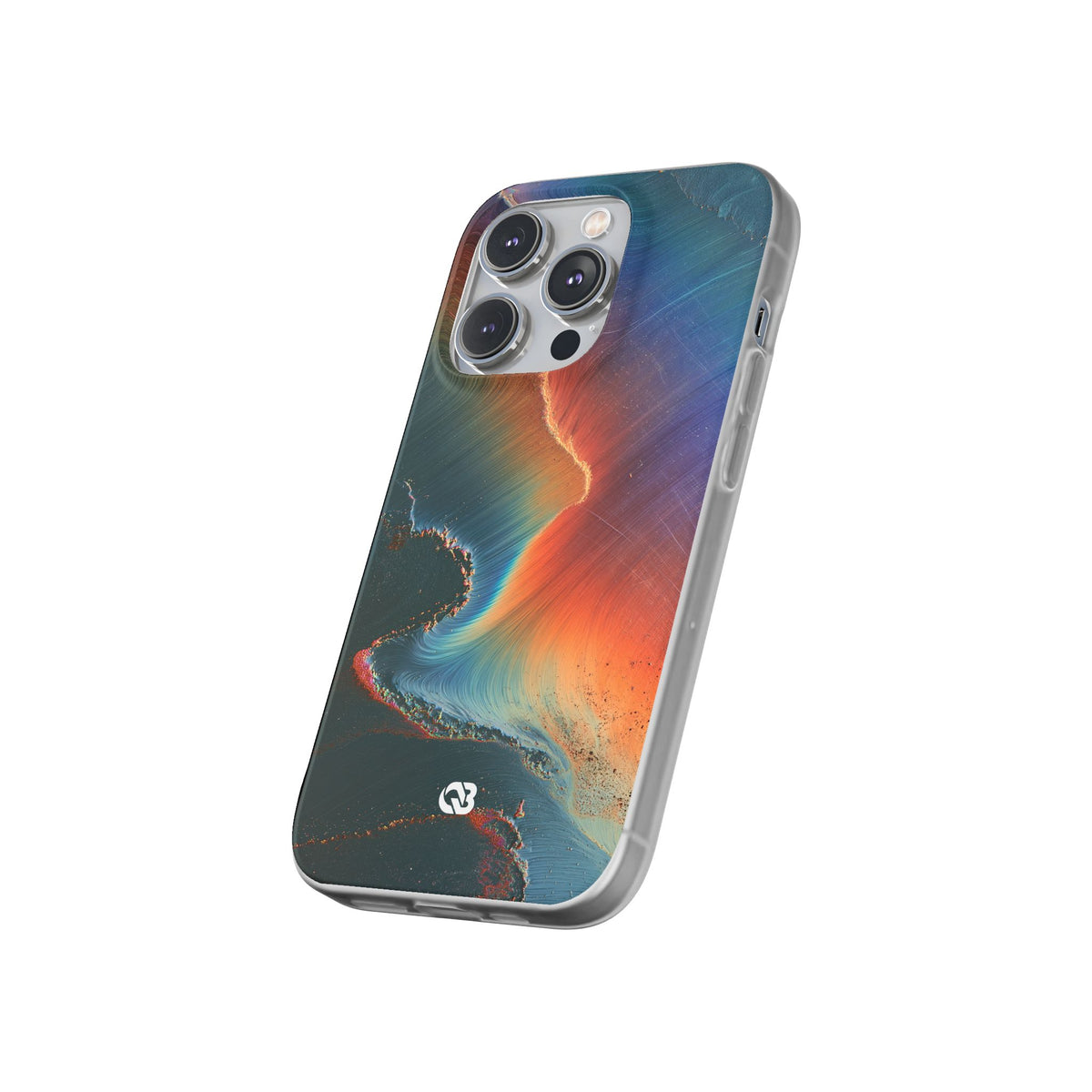Prismatic Aura Shift · Lite Phone Case for iPhone · Blue