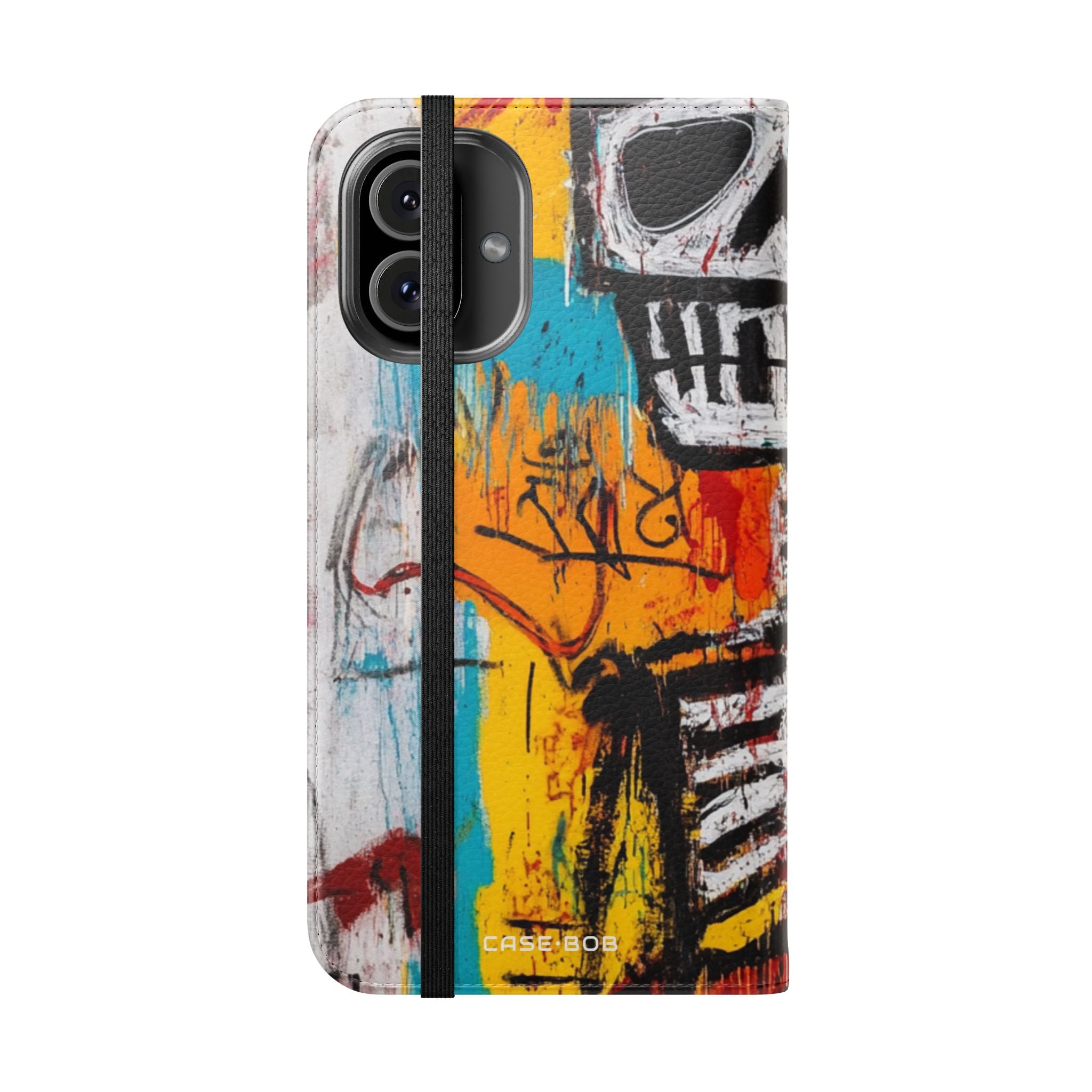 Neon Skull Chaos - iPhone 16 Plus Case - Wallet