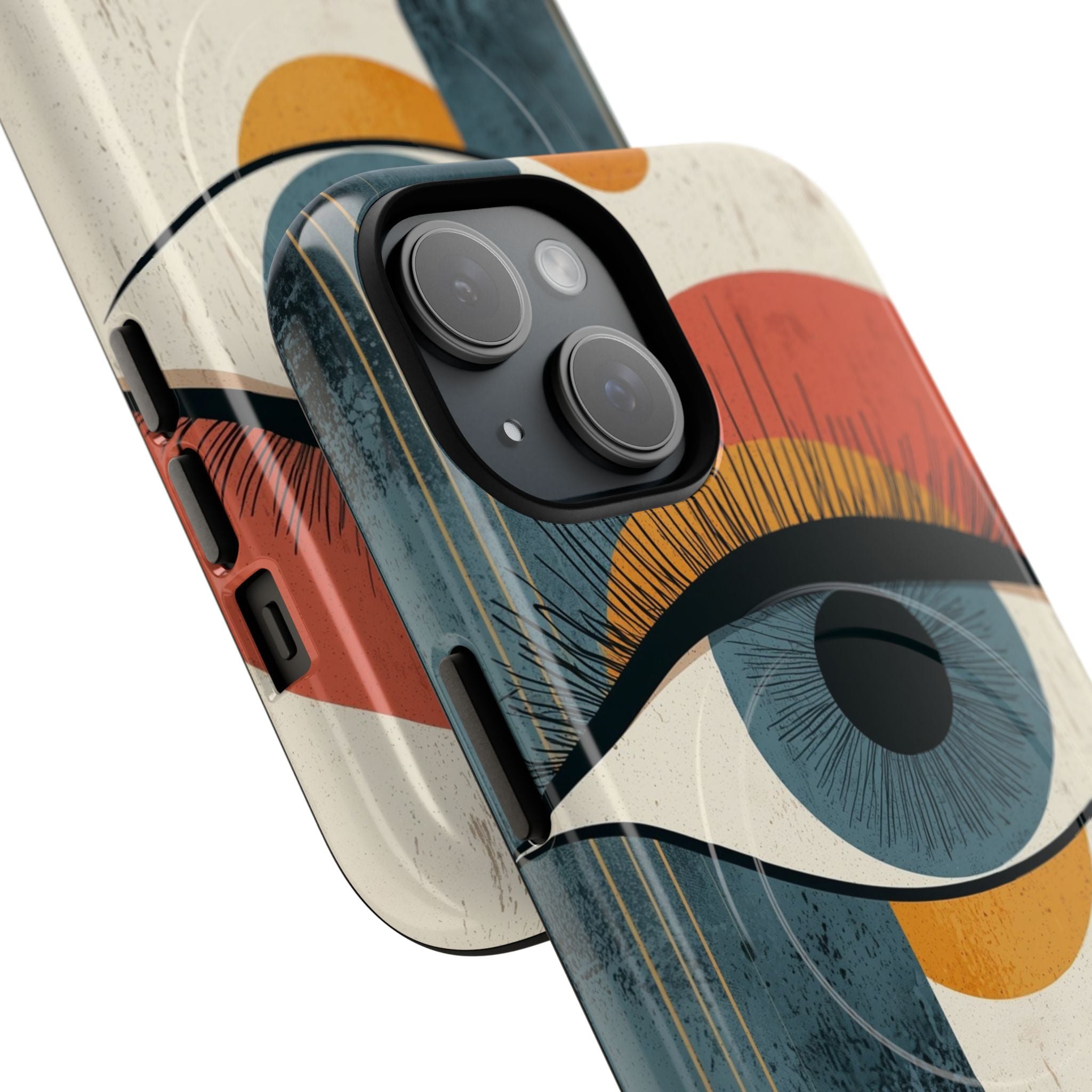 Distressed Azure Ocular · Tough+ Phone Case for iPhone · Magsafe