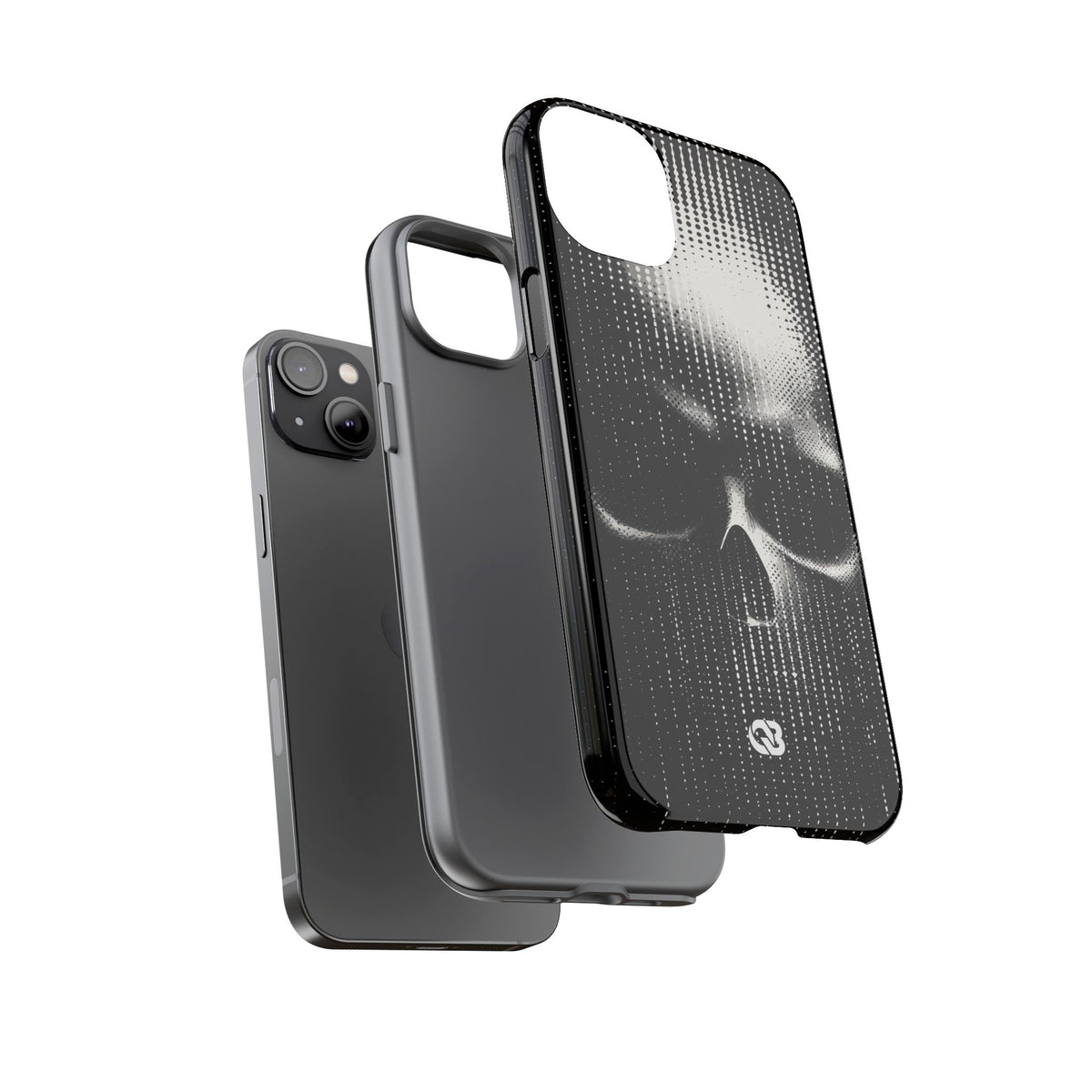Raster Phantom · Tough Phone Case for iPhone · Black