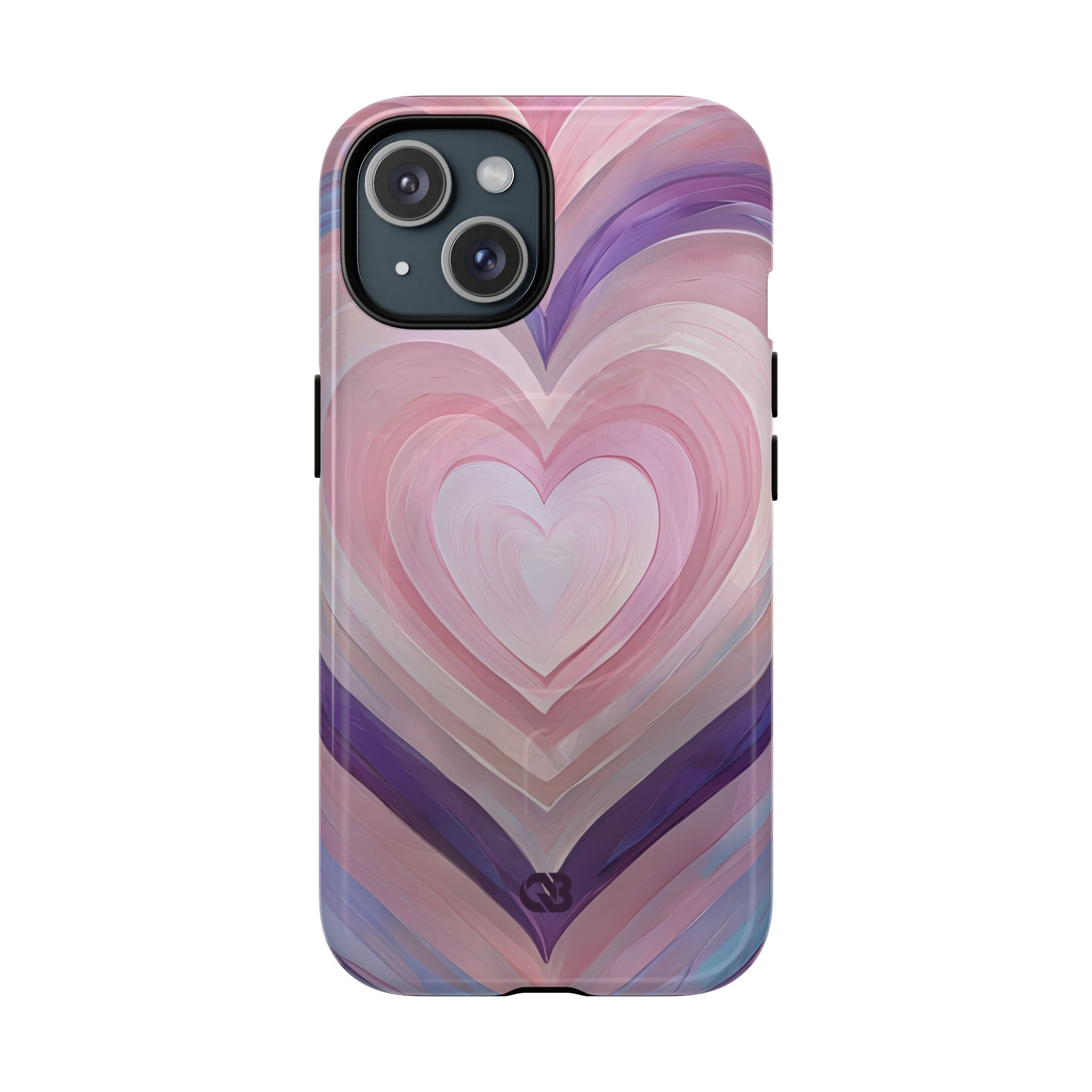 Lavender Pulse Hearts · Tough+ Custodia per iPhone · Magsafe