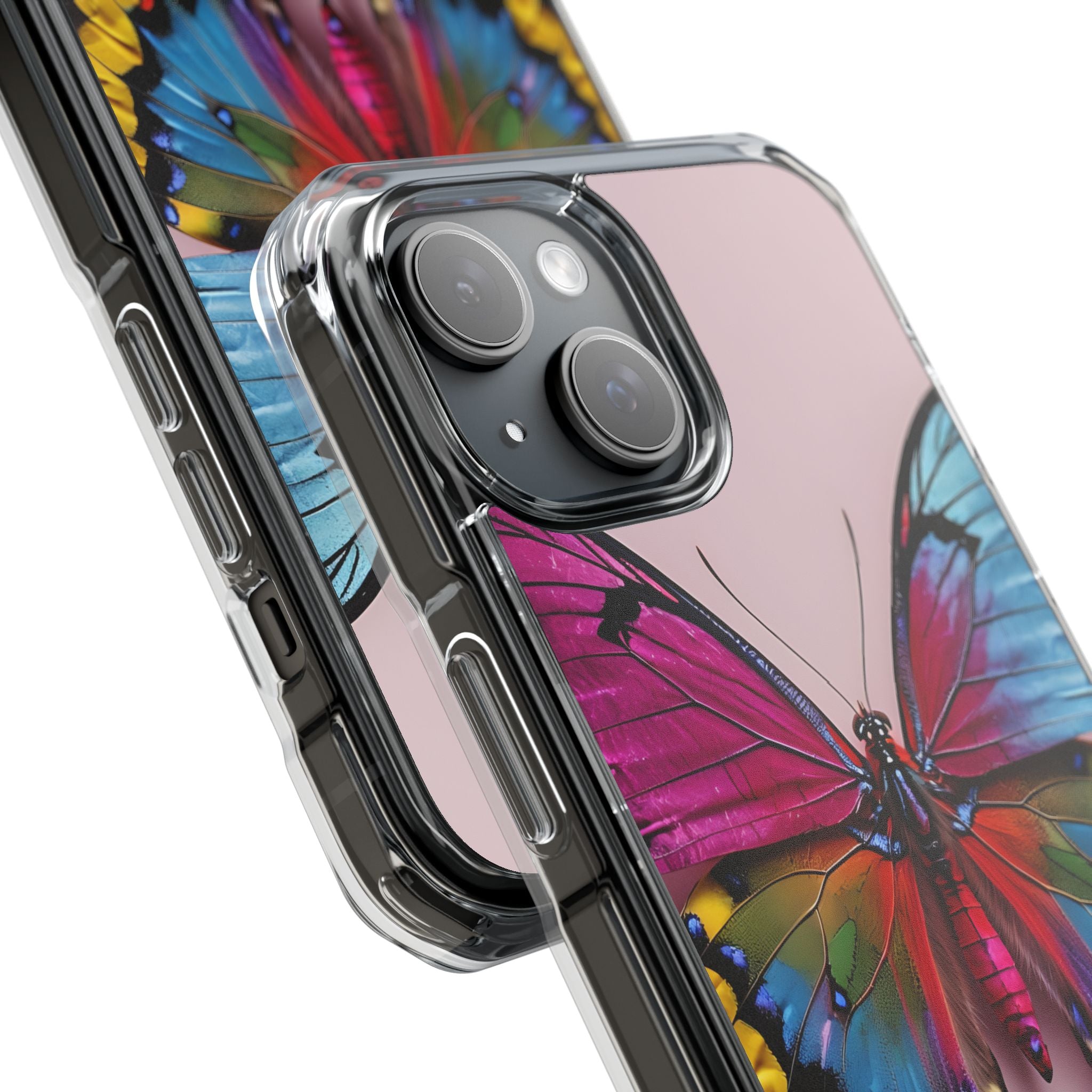 Vivid Butterfly iPhone 15 Case - Impact