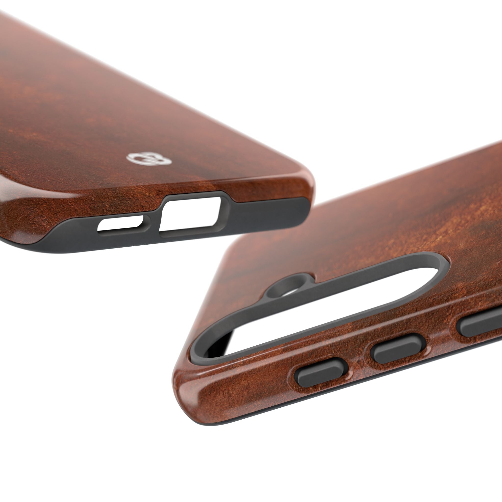 Orange Tough Phone Case for Samsung - Oxidized Iron Crust