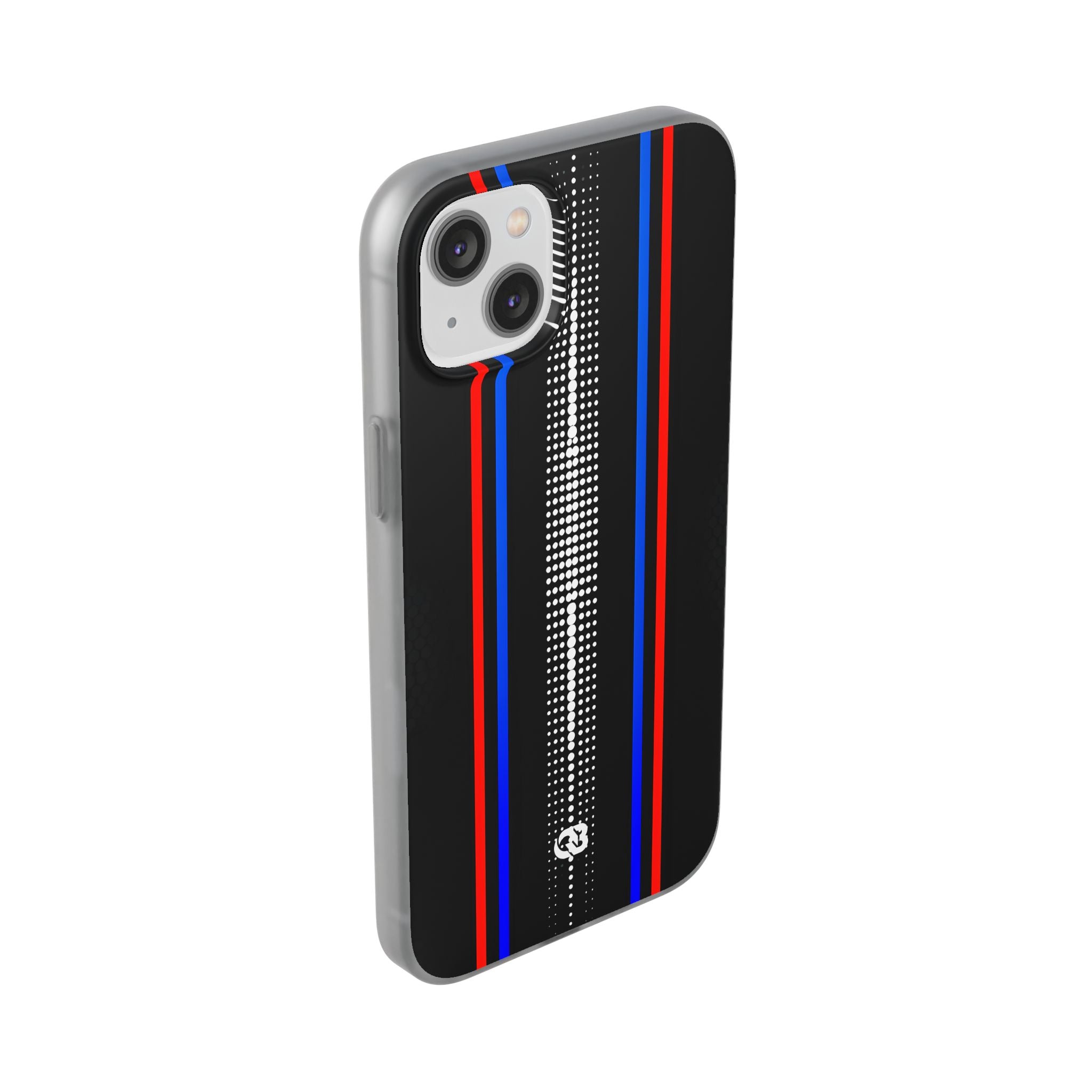 Electric Pulse Grid · Soft Phone Case for iPhone