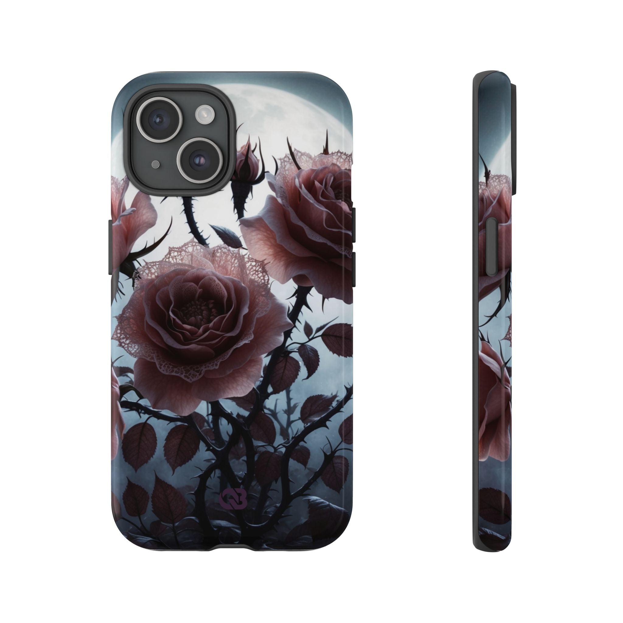 Lunar Lace Petals · Tough Coque de téléphone pour iPhone