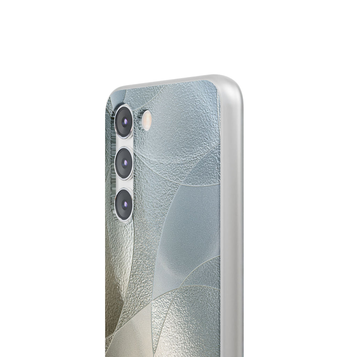 Silver Lite Phone Case for Samsung - Frosted Silver Mosaic