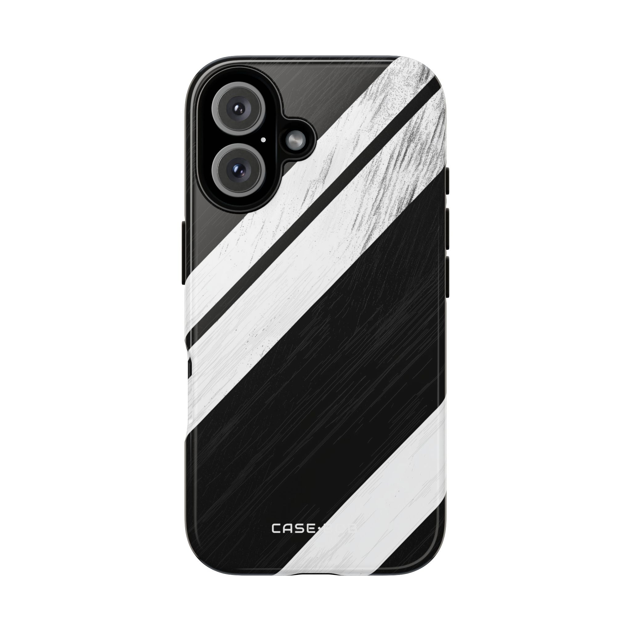 Distressed Stripe Motion iPhone 16 Case - Tough - CASE•BOB
