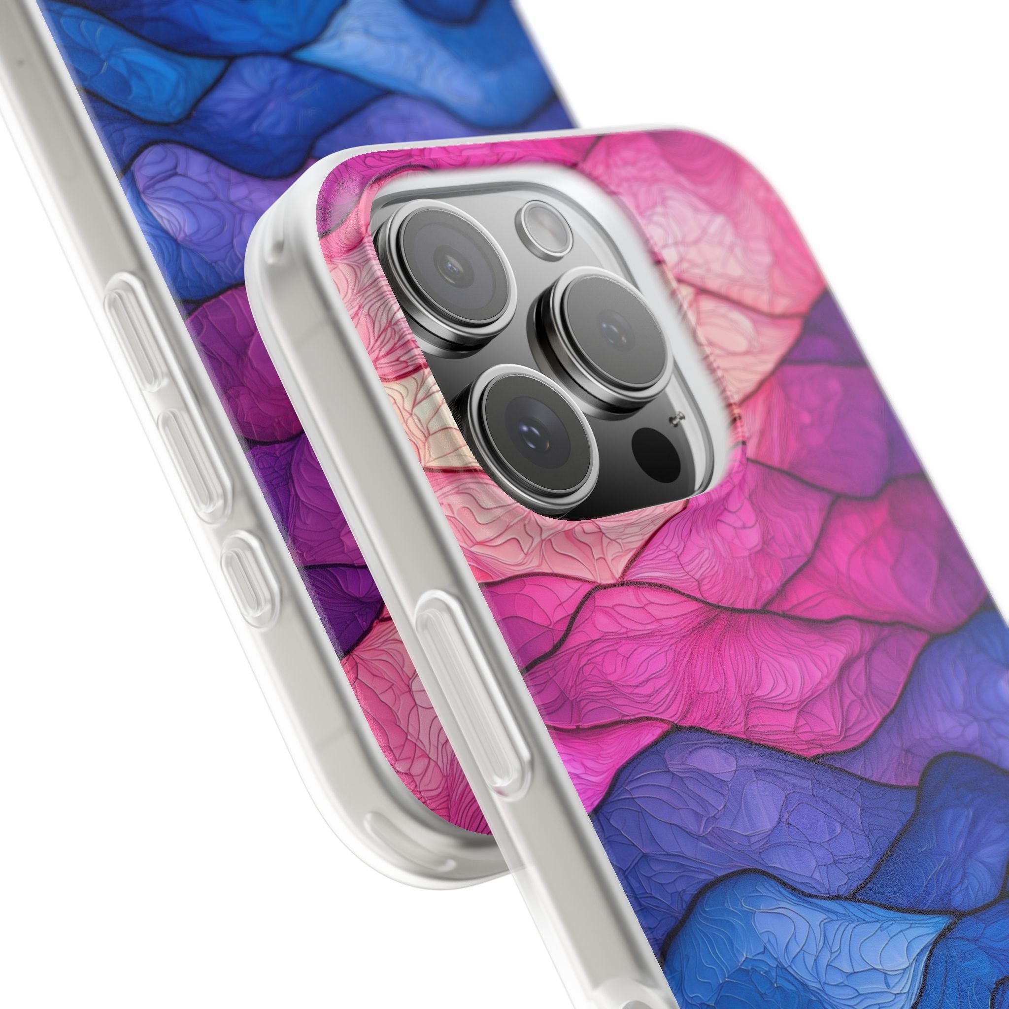 Electric Ridge Flow · Soft Phone Case for iPhone