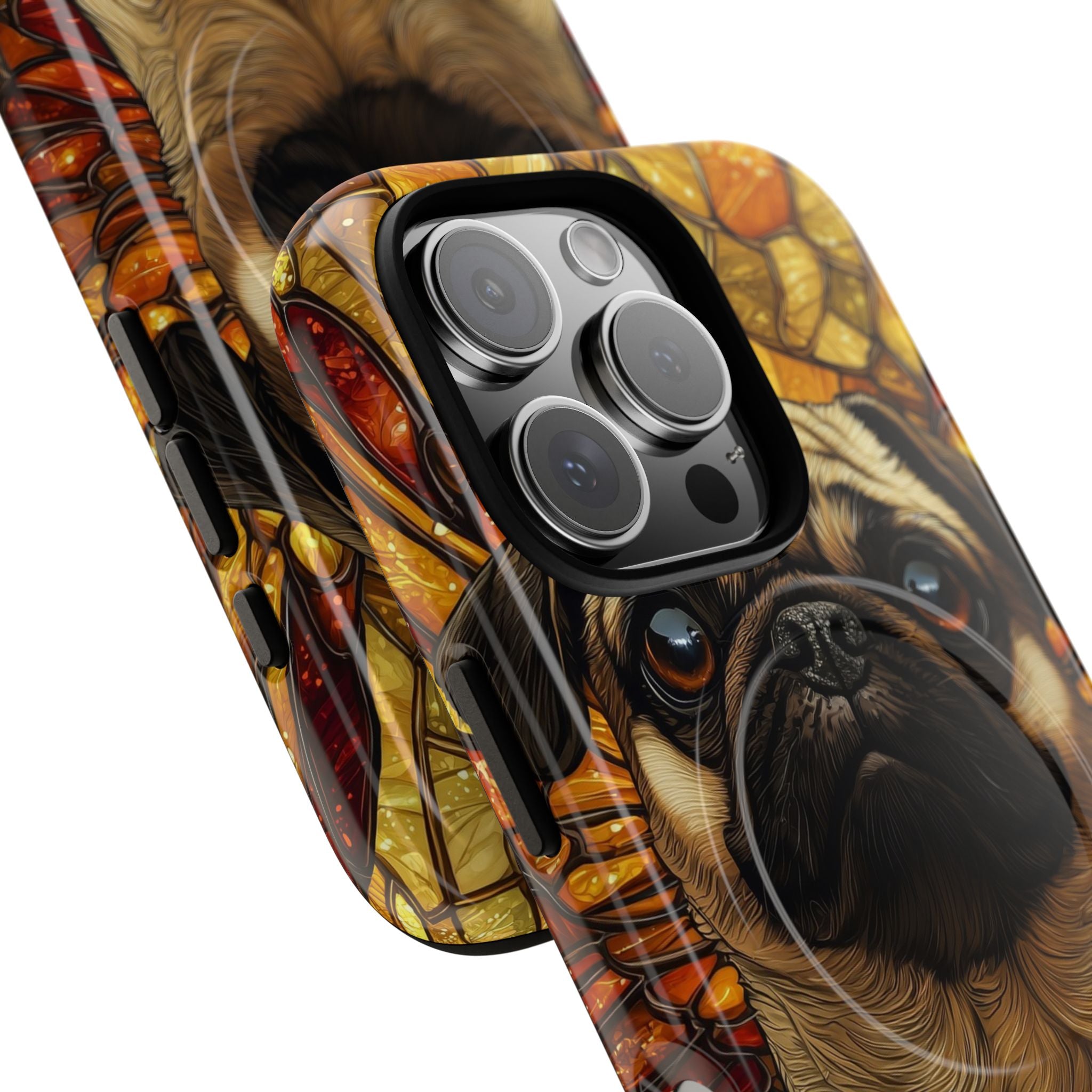 Amber Pug Divinità · Tough+ Custodia per iPhone · Magsafe