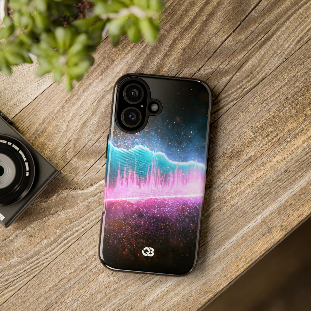 Digital Frequency · Tough Phone Case for iPhone · Pink