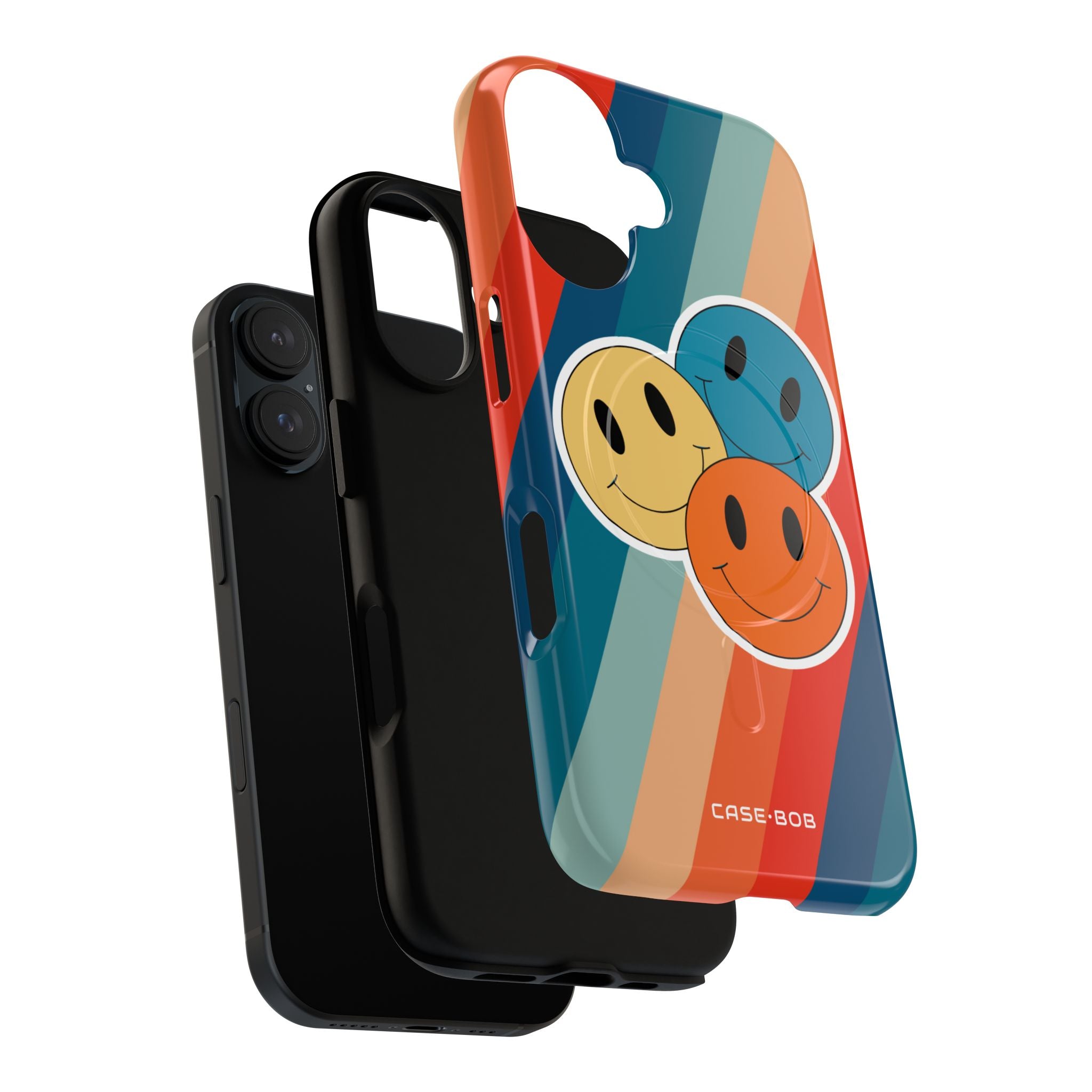 Triple Smile Breeze iPhone 16 Case - Tough+