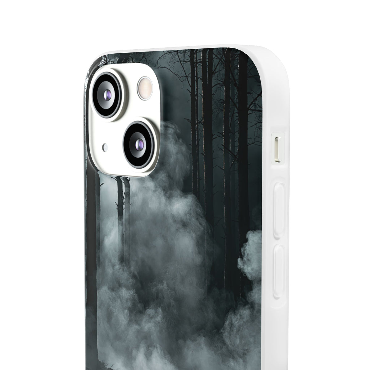 Shadowed Pine Mist · Lite Phone Case for iPhone · Black