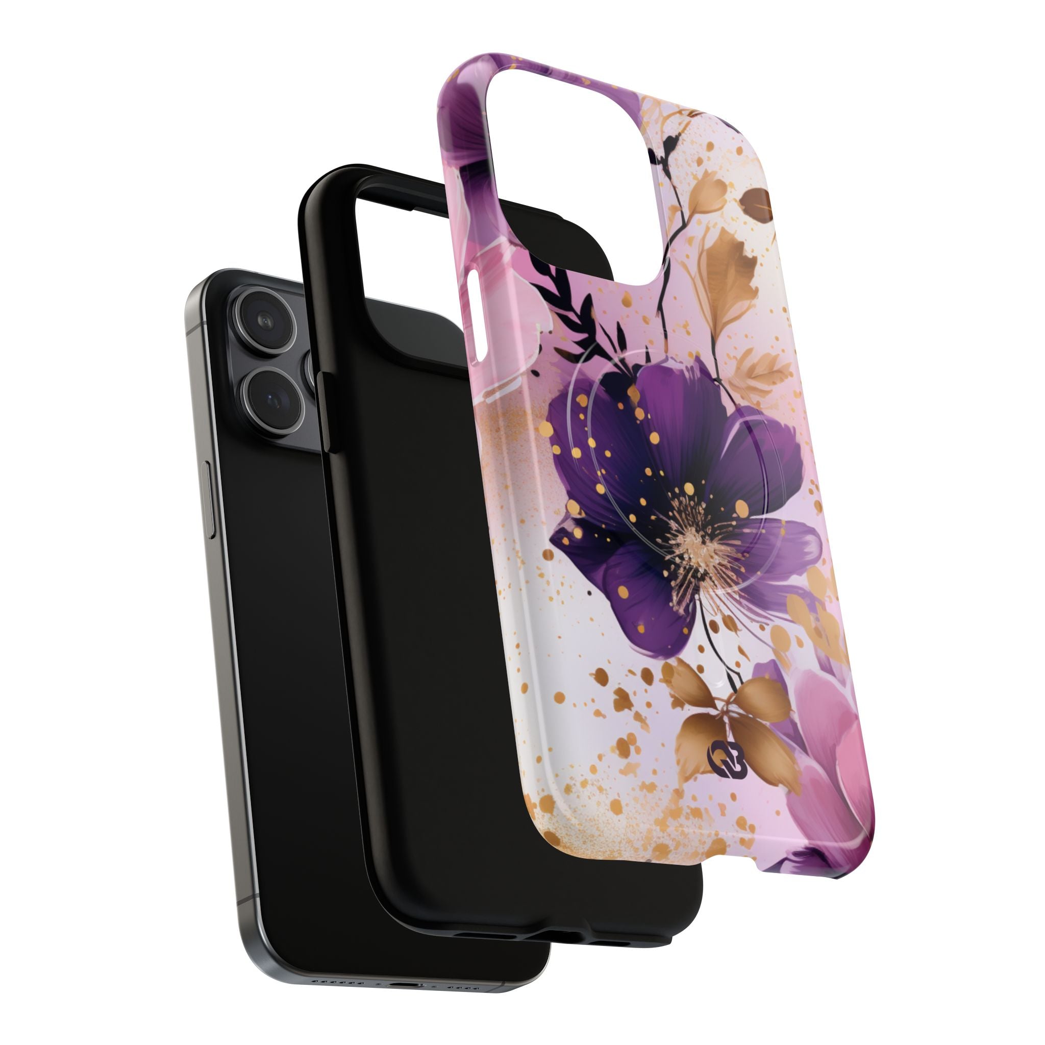 Gilded Violet Bloom · Tough+ Phone Case for iPhone · Magsafe