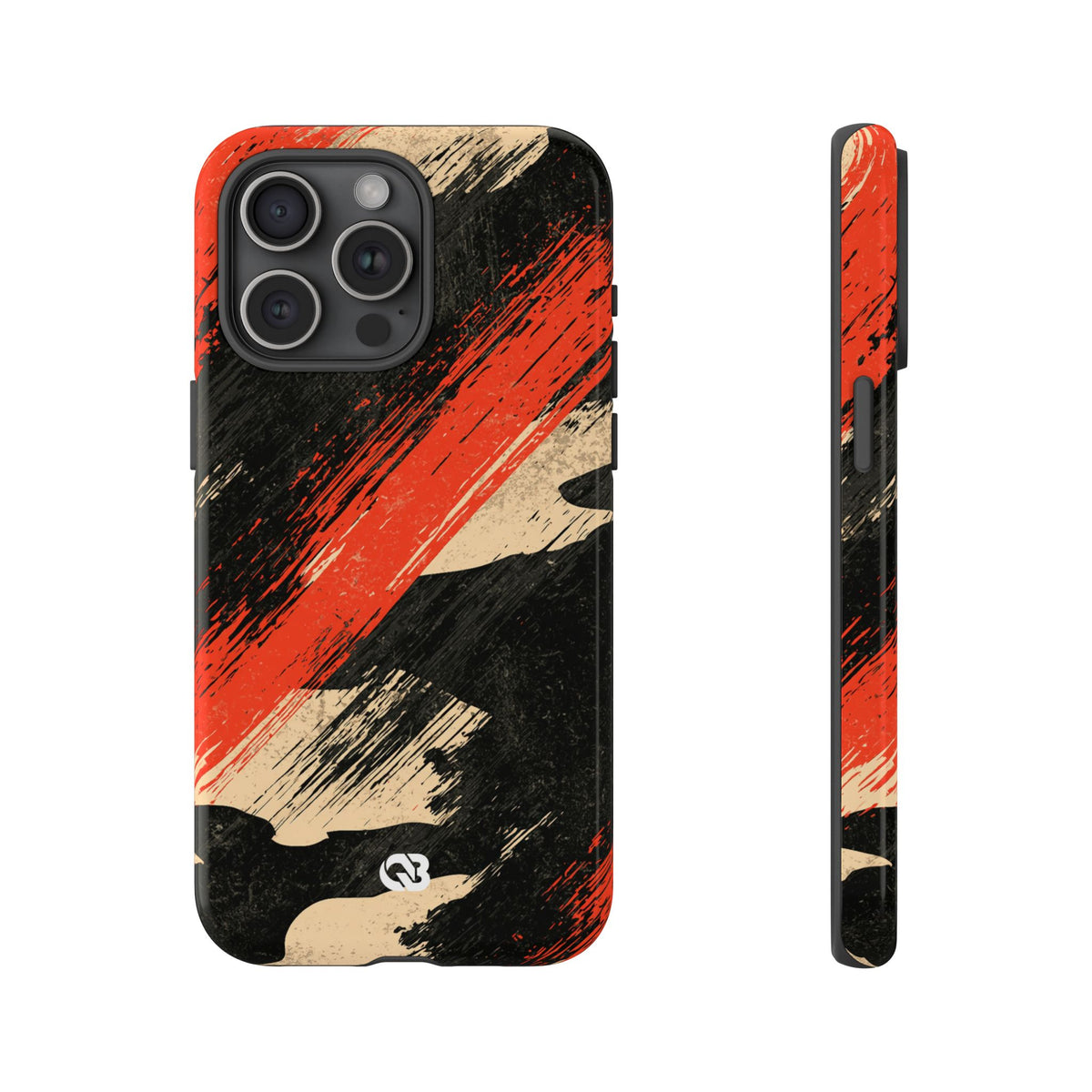 Urban Slash Camo · Tough Phone Case for iPhone · Black