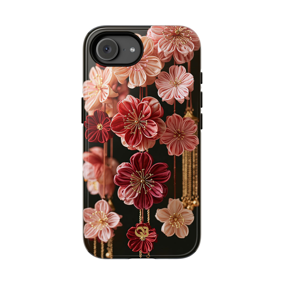 Silk Blossom Kanzashi · Tough Phone Case for iPhone · Pink