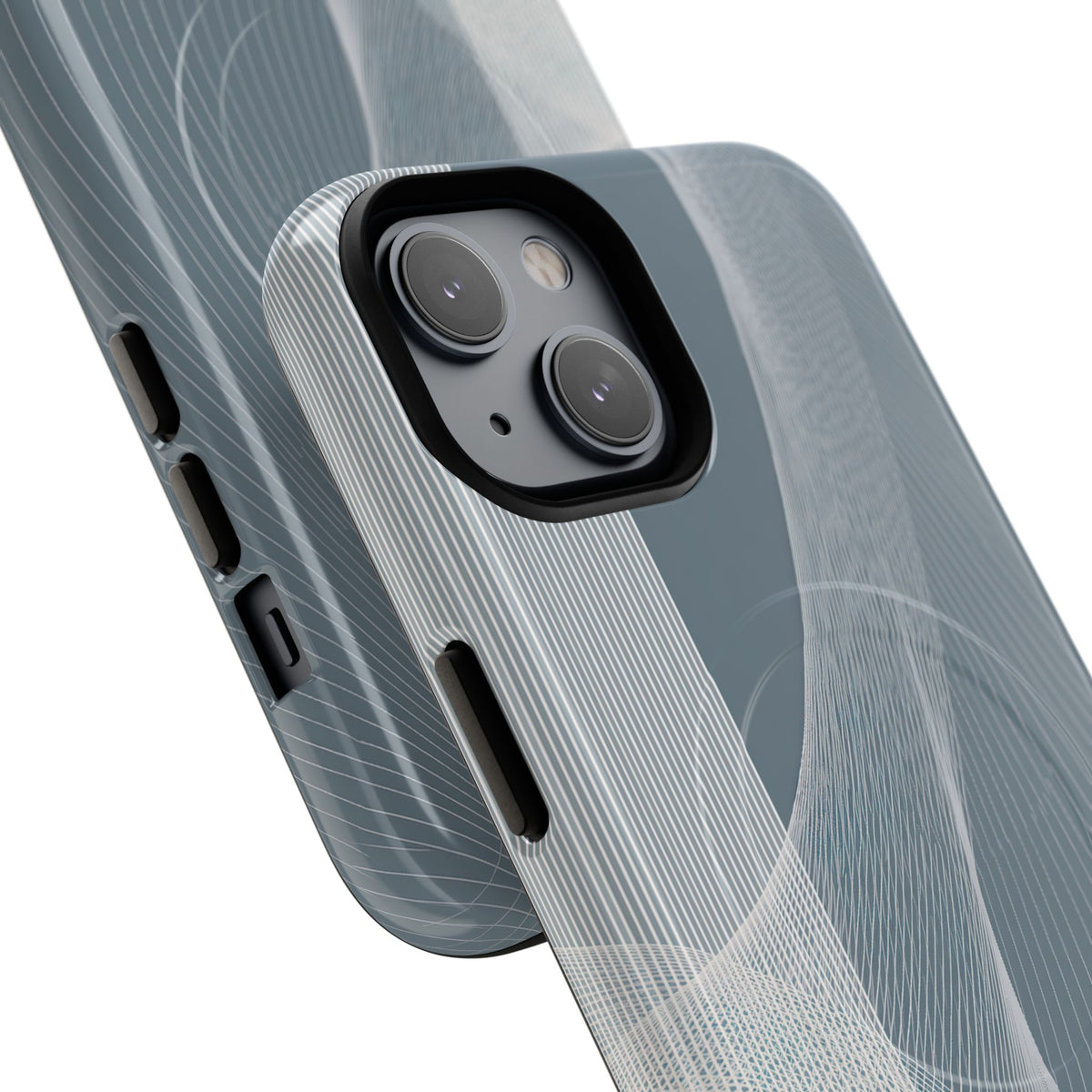 Grey Tough 2.0 Magsafe Phone Case for iPhone - Slate Mesh Horizon