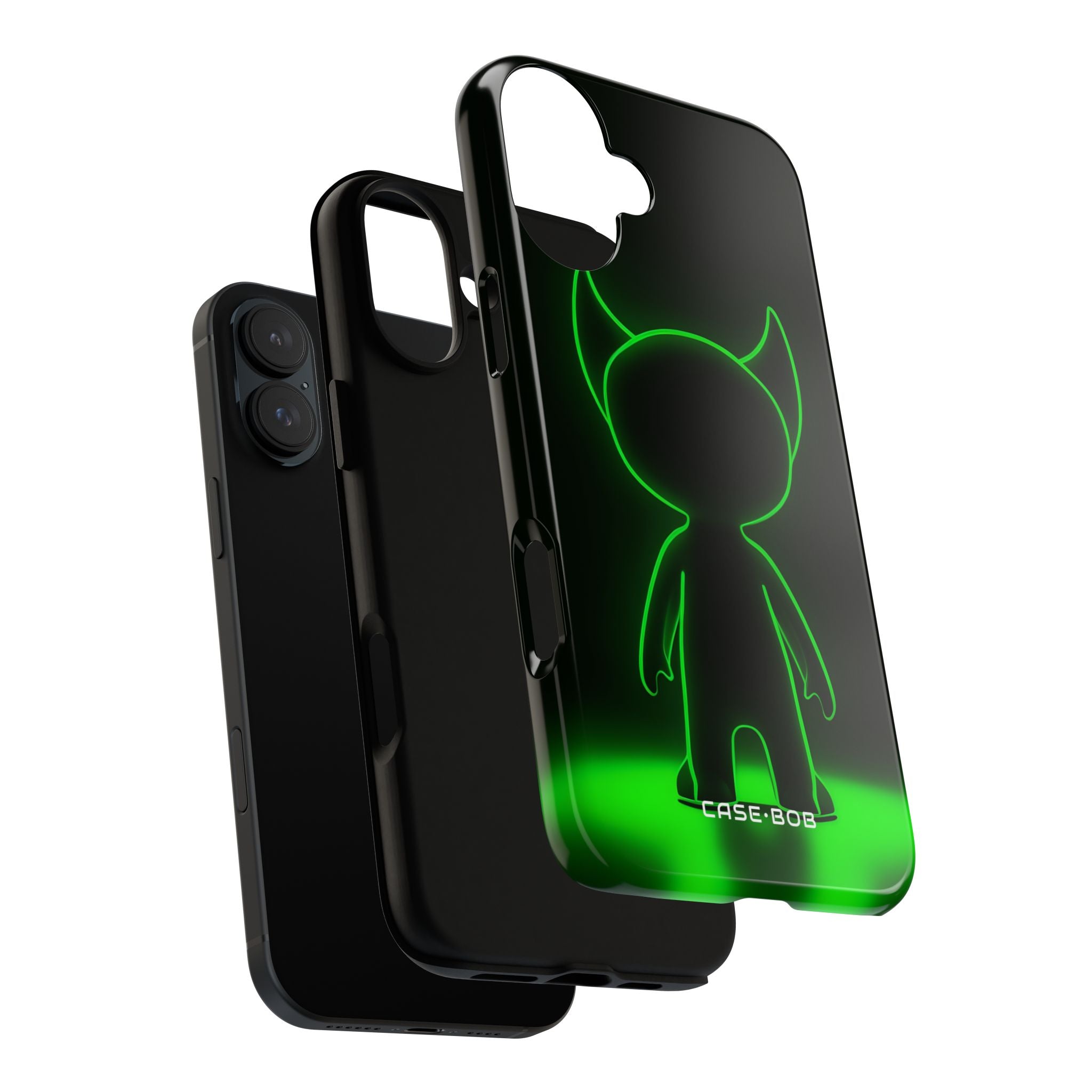 Neon Horned Spirit iPhone 16 Plus Case - Tough