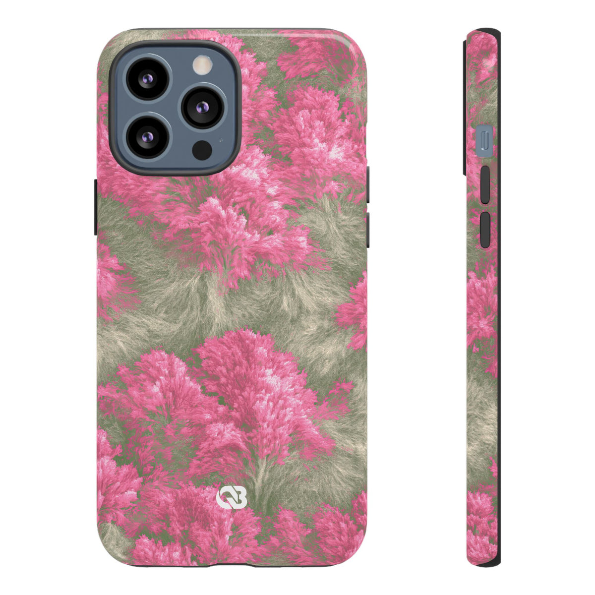 Digital Blossom · Tough Phone Case for iPhone · Pink