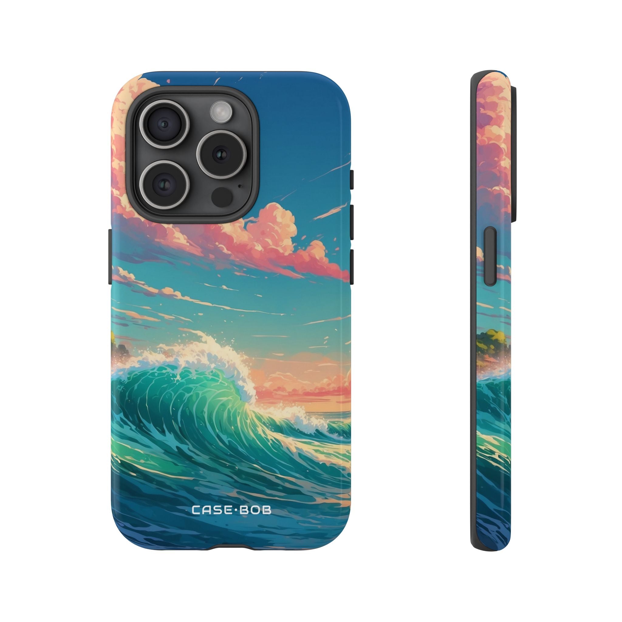 Turkos Curl iPhone 15 Pro Case - Tough