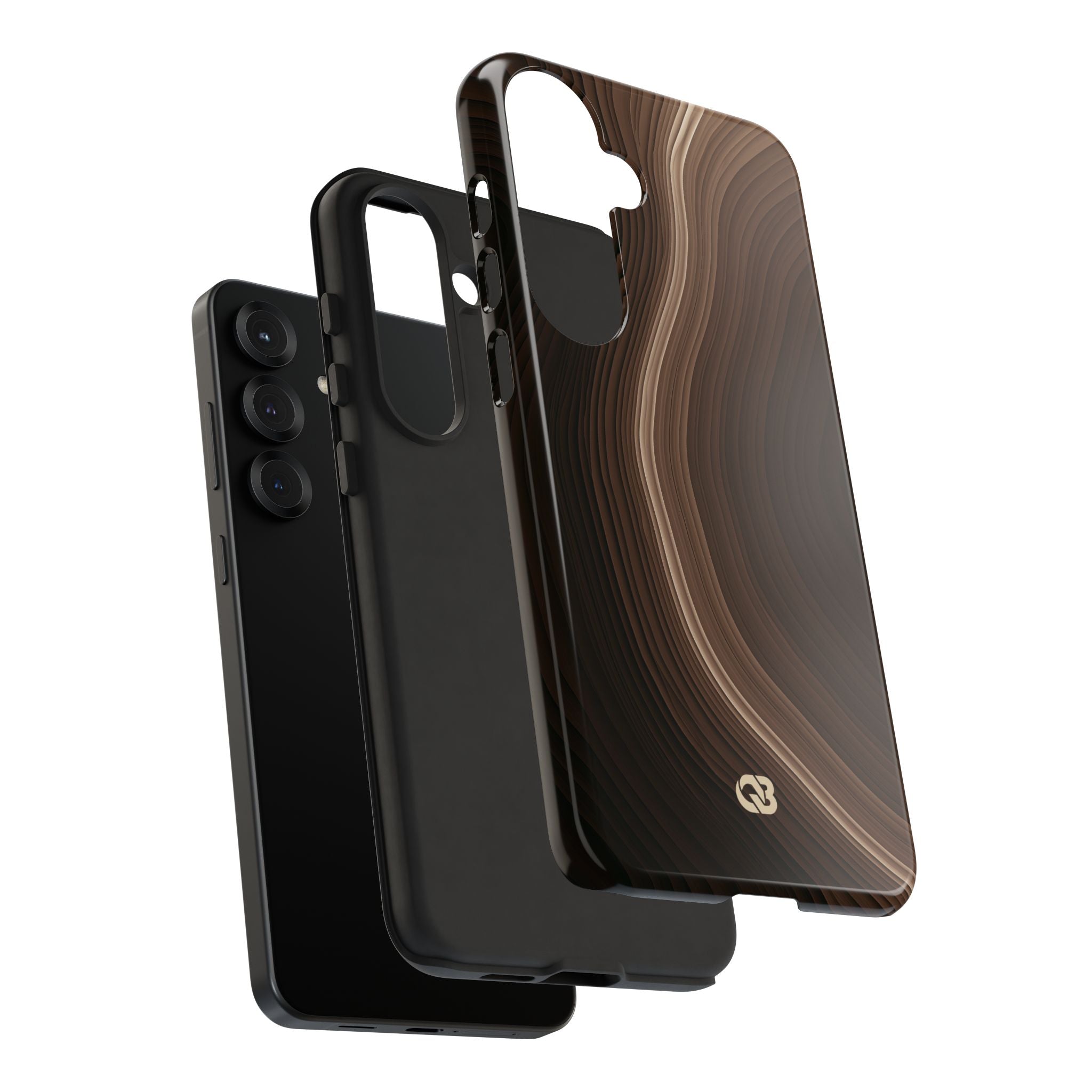 Brown Tough Phone Case for Samsung - Bronzed Canyon Relief