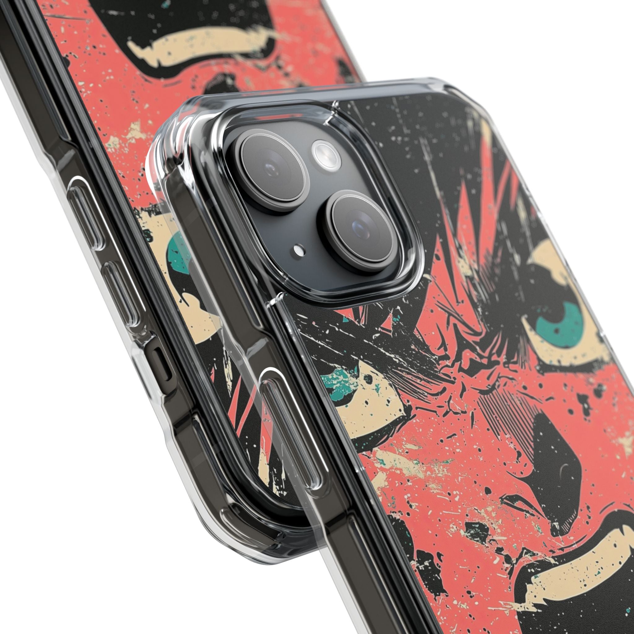 Screaming Face Chaos iPhone 15 Case - Impact