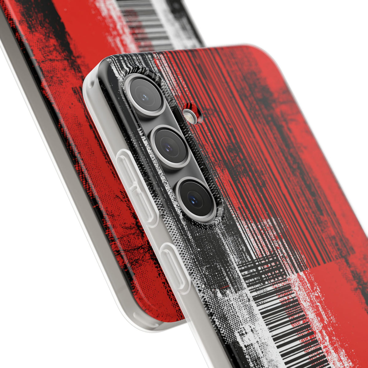 Distorted Barcode · Lite Phone Case for Samsung · Black