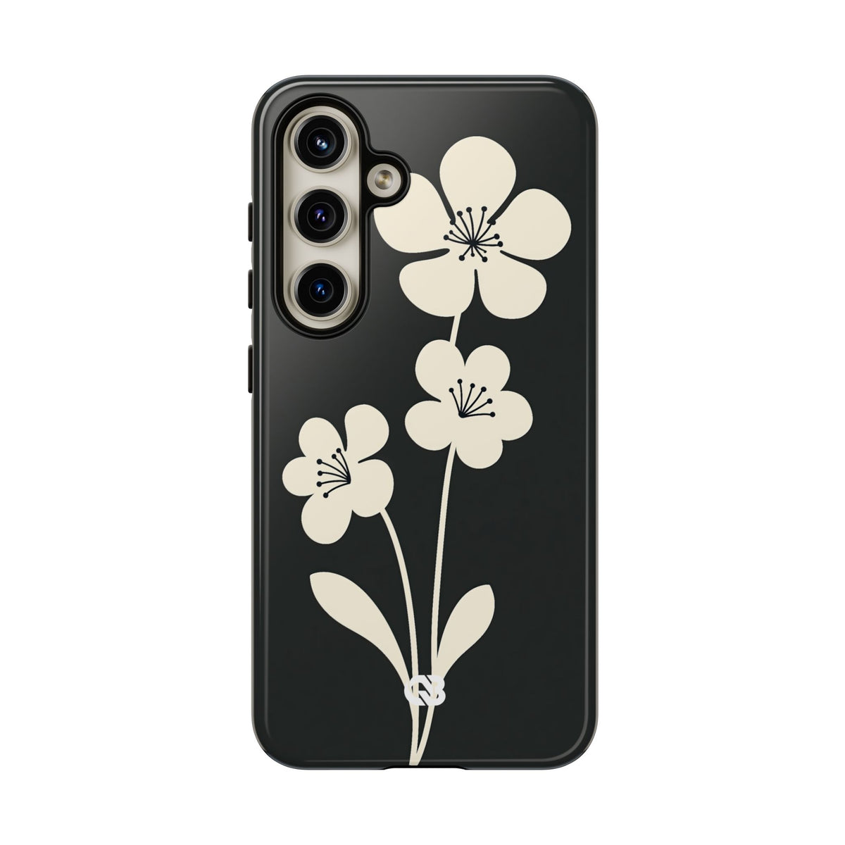 Nordic Blossom · Tough Phone Case for Samsung · Black