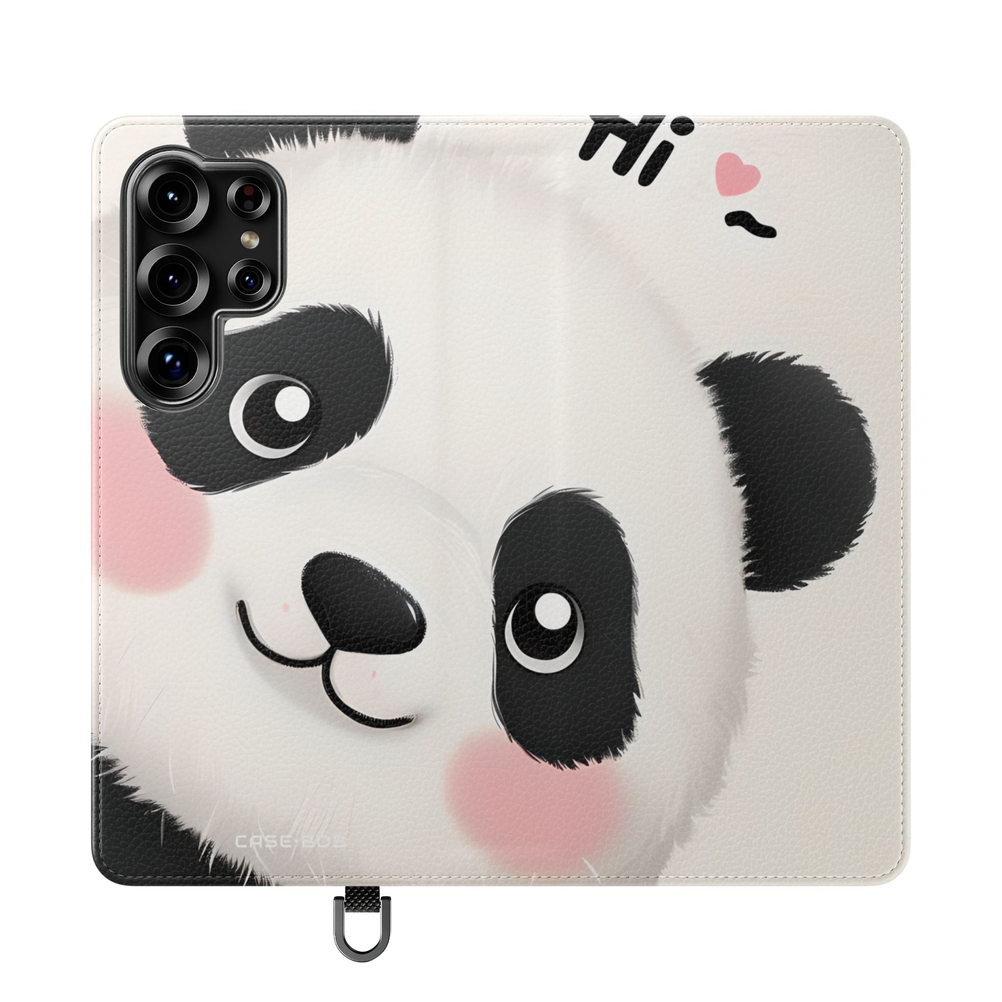 Peeking Panda Blush - Samsung S25 Ultra Case - Wallet