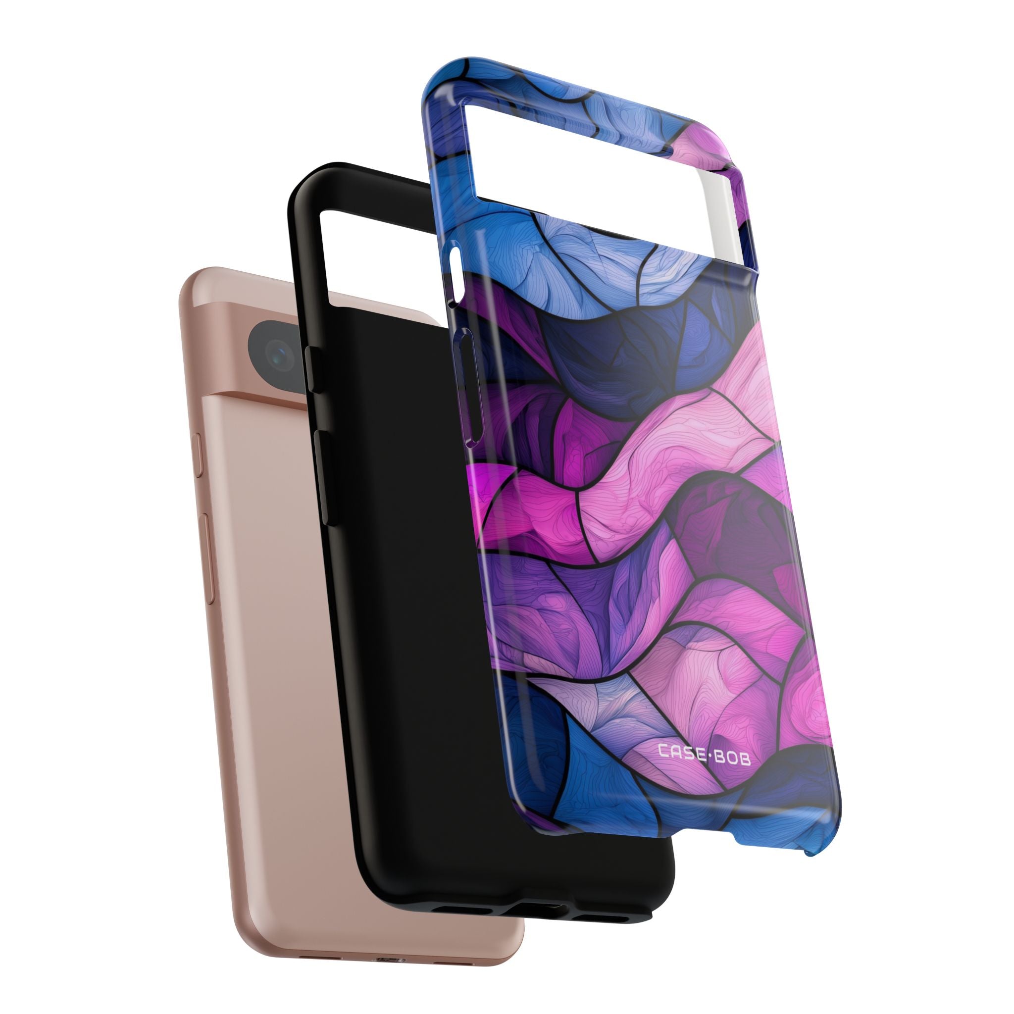 Wellenartiges Leuchten Google Pixel 8 Case - Tough