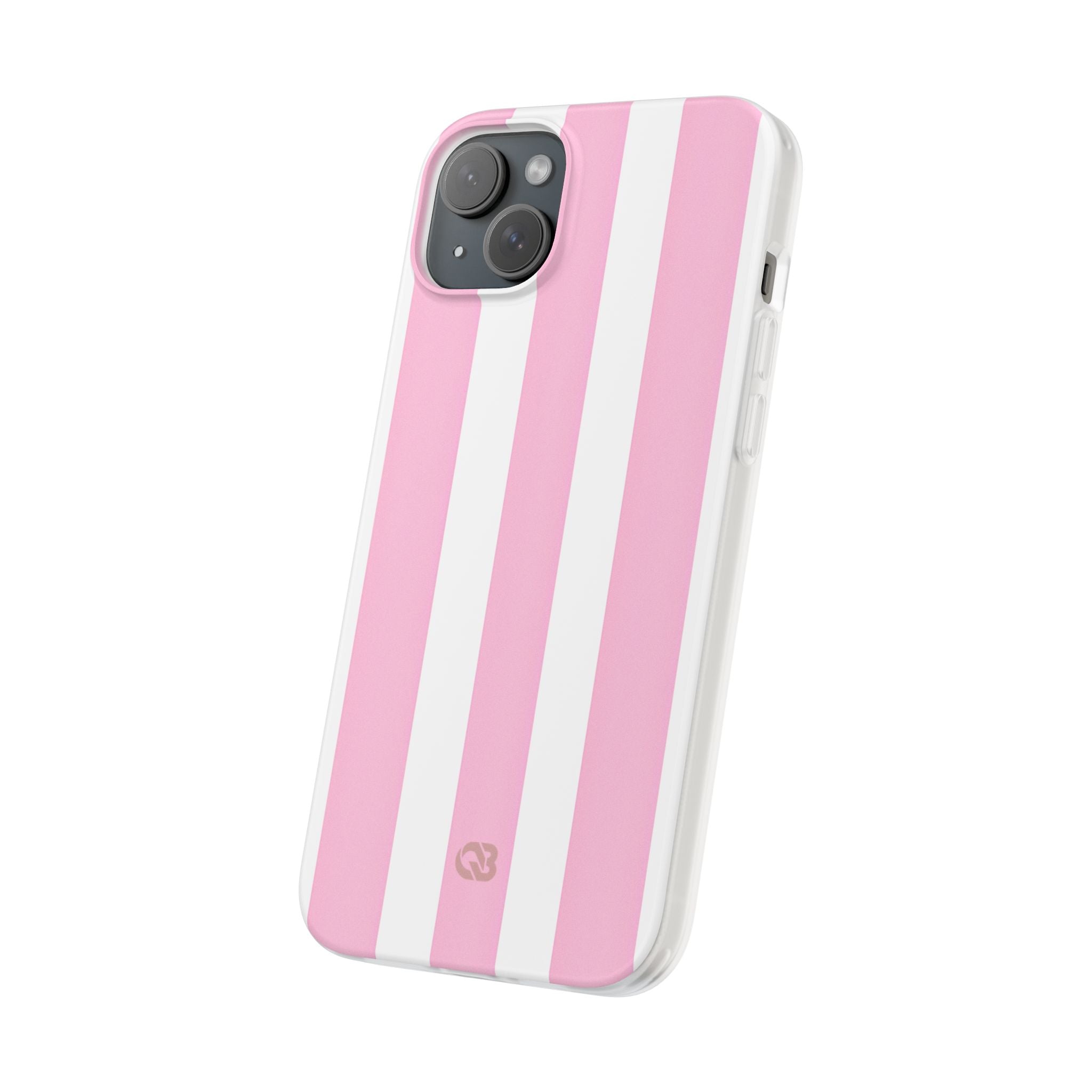 Soft Pink Stripe · Soft Phone Case for iPhone