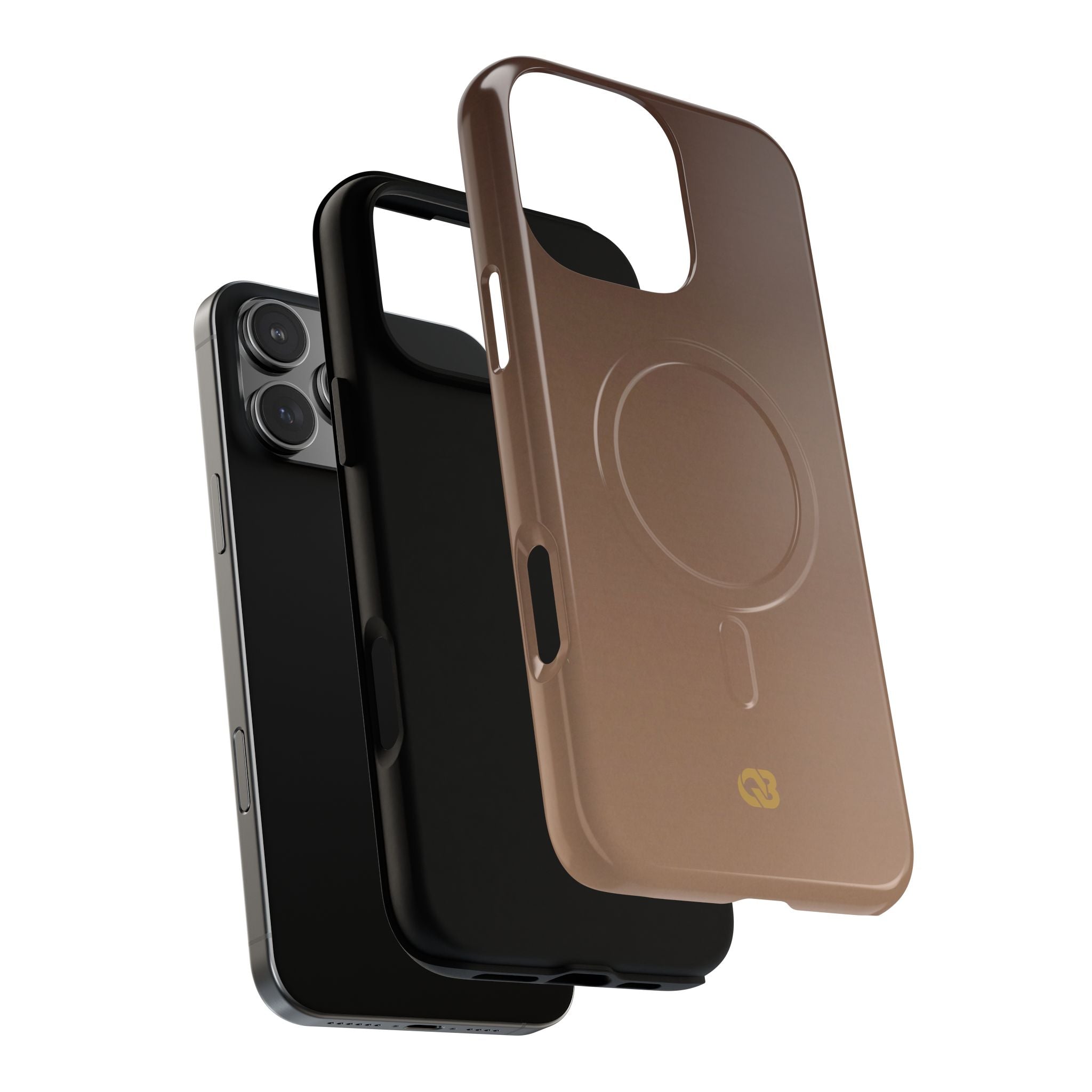 Brown Tough 2.0 Magsafe Phone Case for iPhone - Smoked Caramel Fade