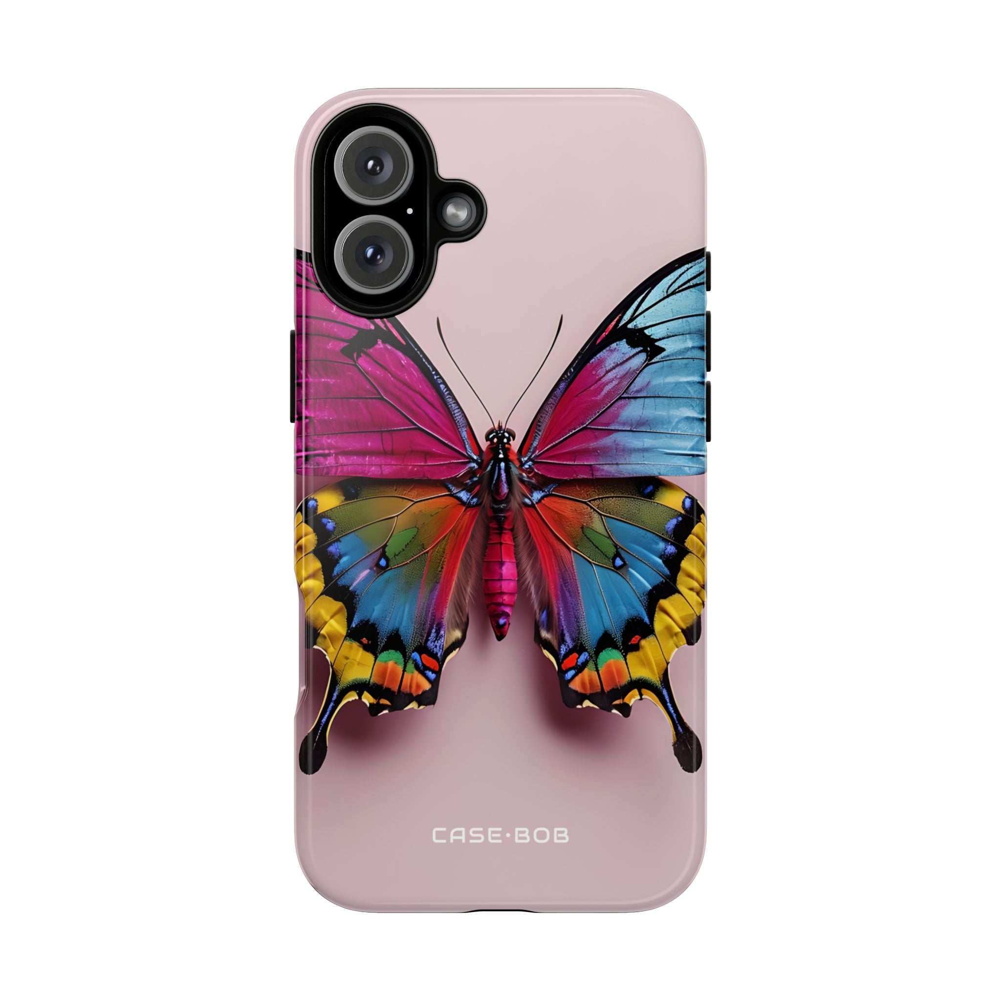 Lebhafter Schmetterling iPhone 16 Plus Case - Tough