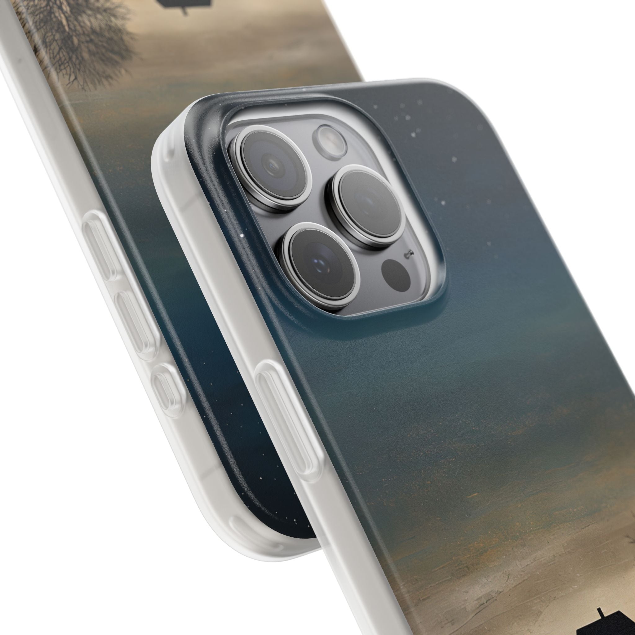 Midnight Cabin Glow · Soft Phone Case for iPhone