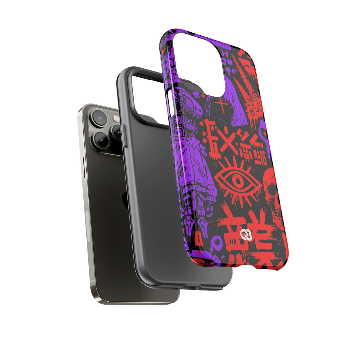 Underground Cyber Glyphs · Tough Phone Case for iPhone · Black