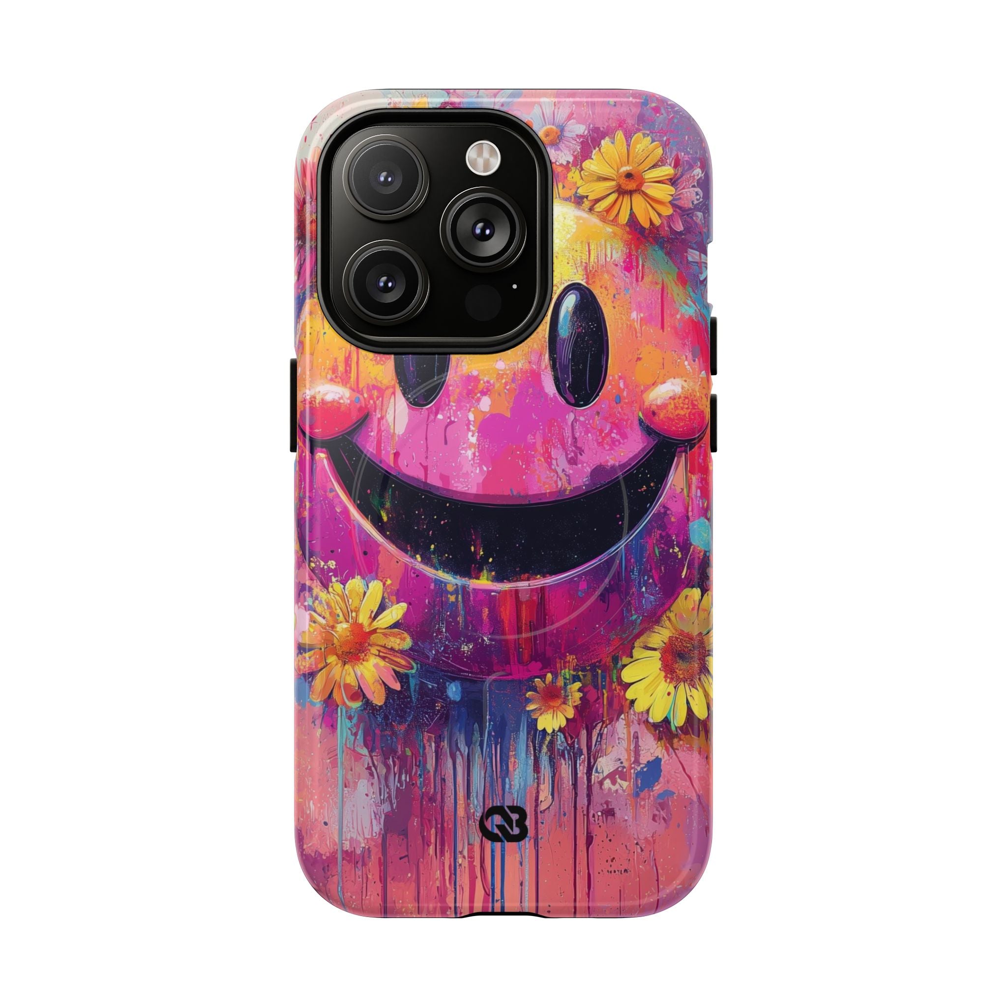Vivid Grin Graffiti · Coque de téléphone Tough+ pour iPhone · Magsafe
