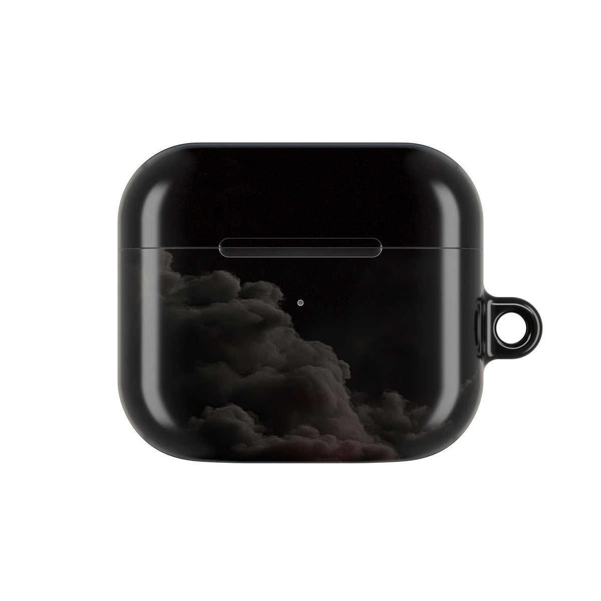 Crimson Fog Void · Hard Case for AirPods & AirPods Pro · Black
