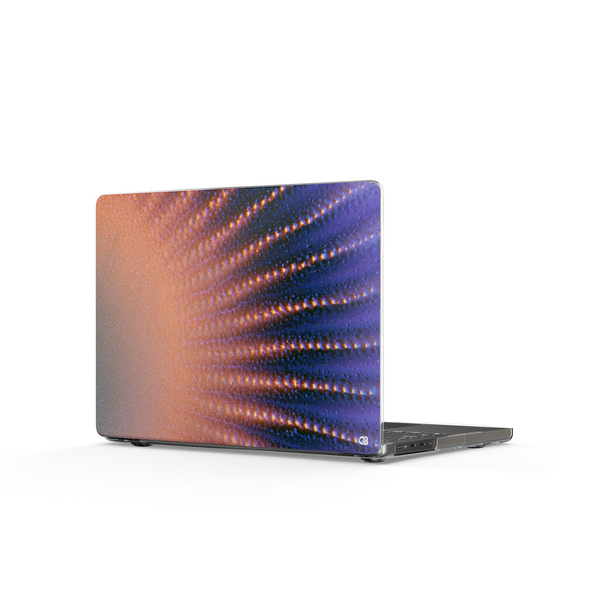 Luminous Aura Burst · Clear Hard Case for MacBook · Blue