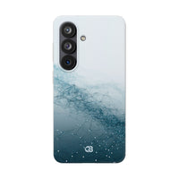Teal Lite Phone Case for Samsung - Cyan Vector Lattice