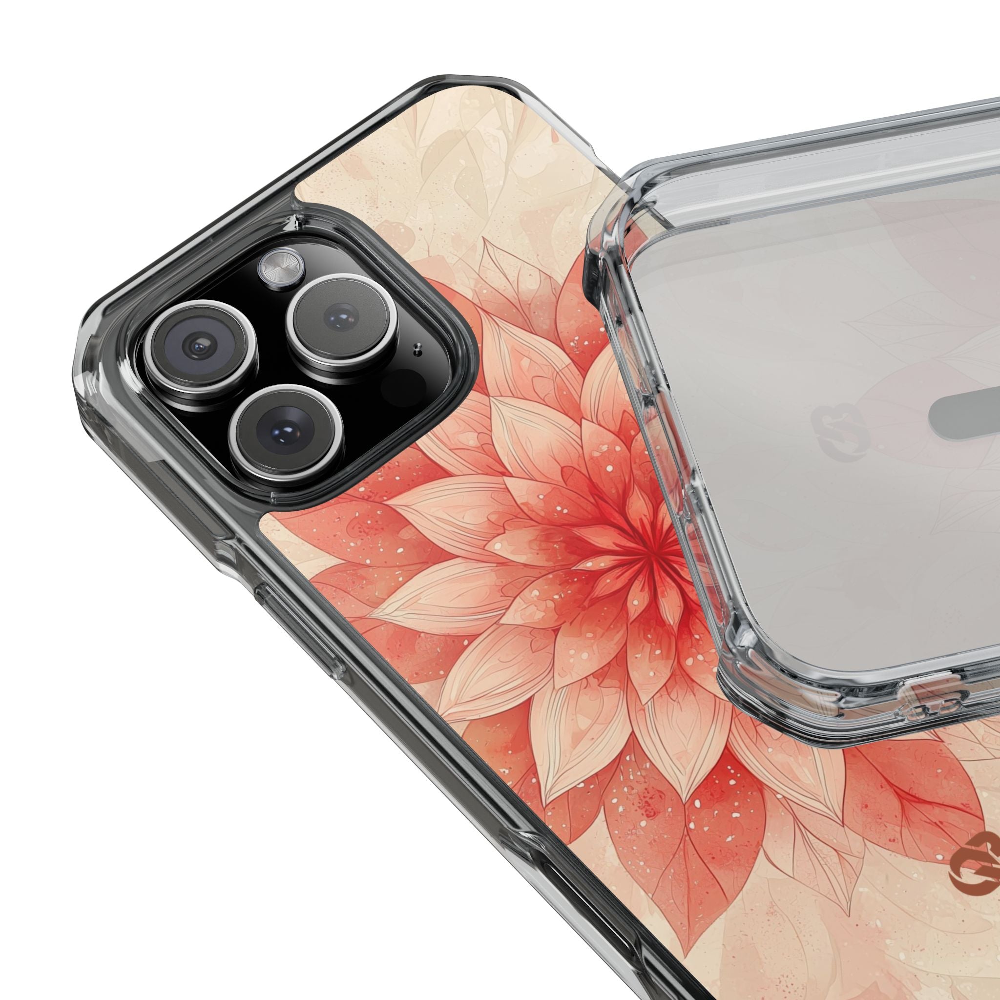 Coral Layered Bloom · Impact Phone Case for iPhone · Magsafe