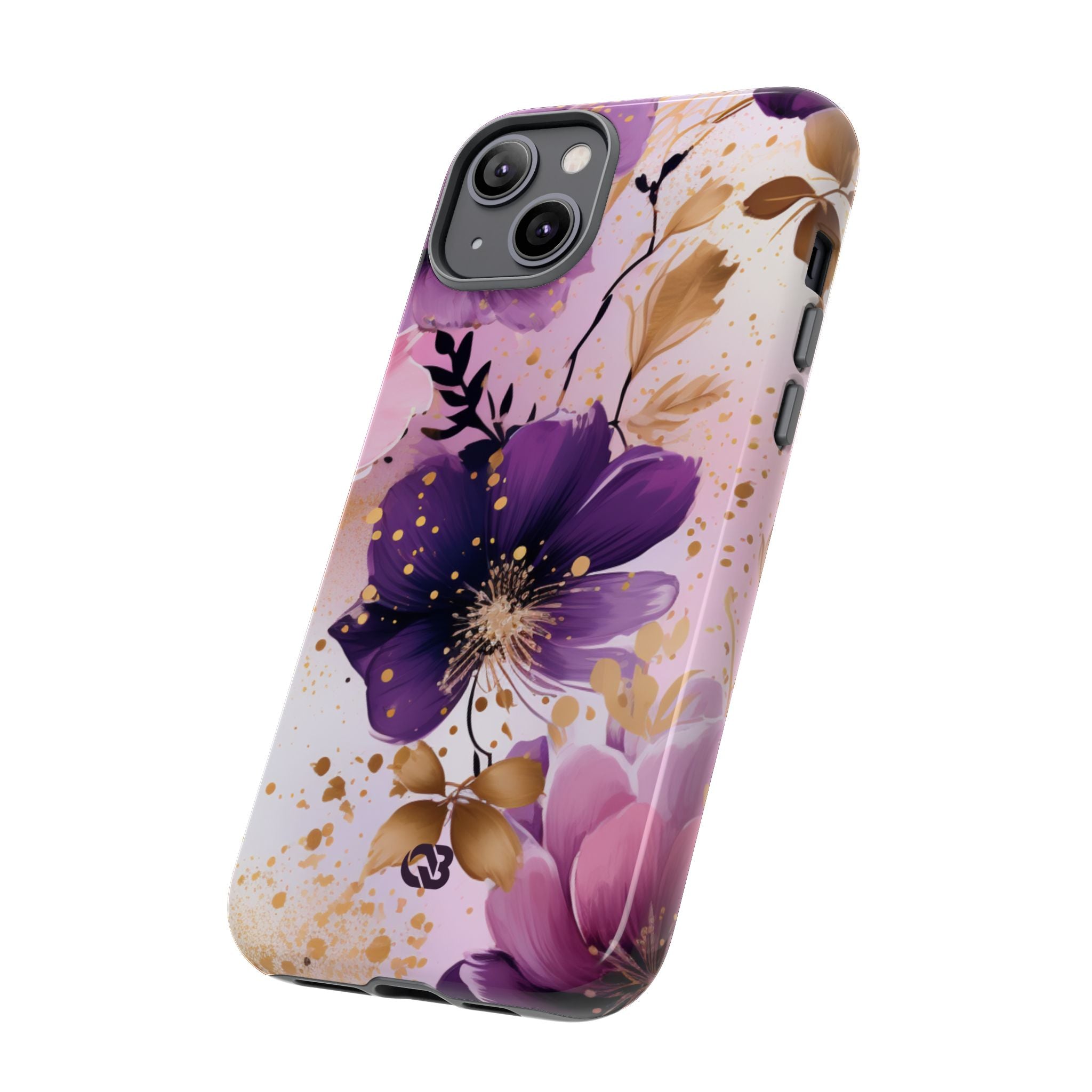 Gilded Violet Bloom · Tough Phone Case for iPhone