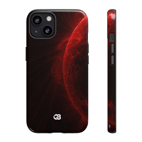Crimson Corona · Tough Phone Case for iPhone · Red