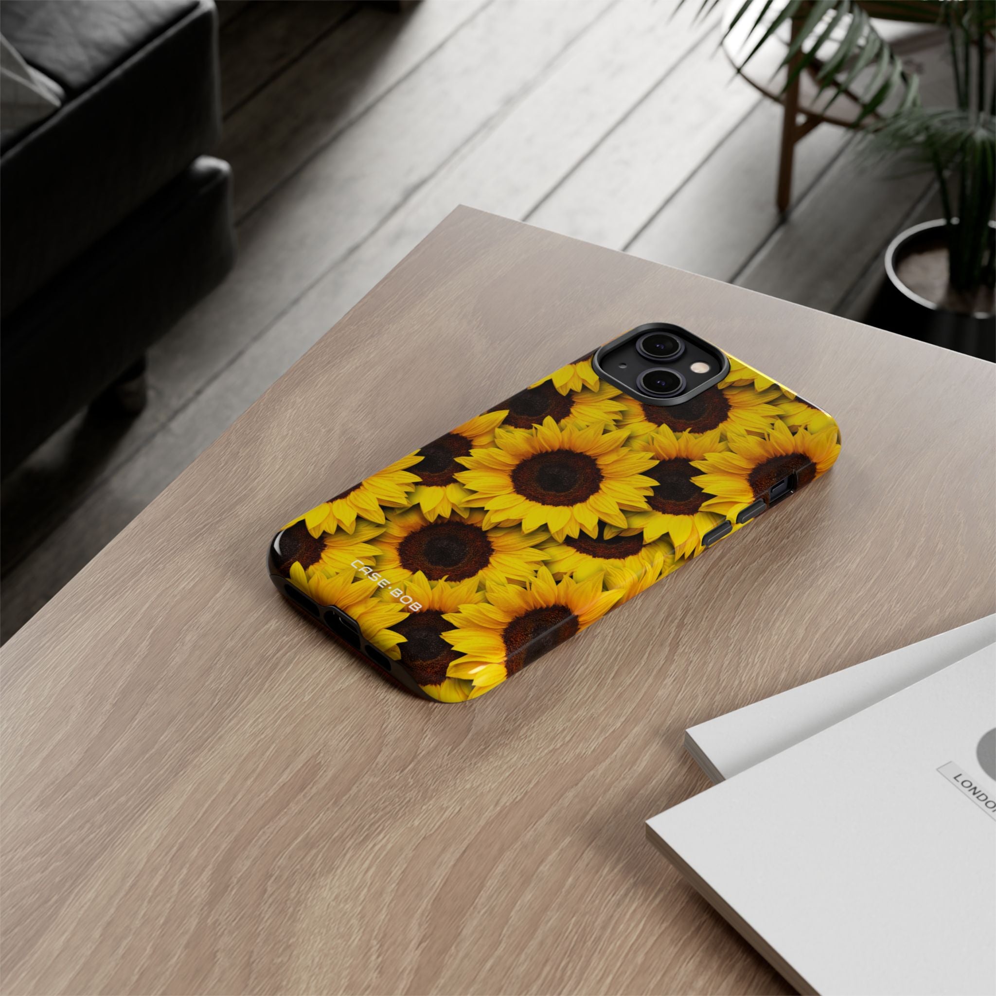 Sunflower Glow iPhone 14 Plus Case - Tough