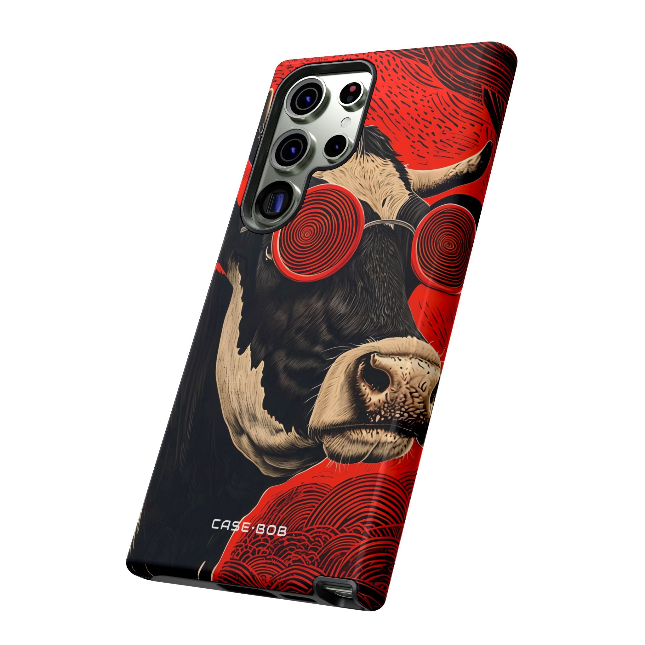 Hypnotic Cow Samsung S23 Ultra Case - Tough