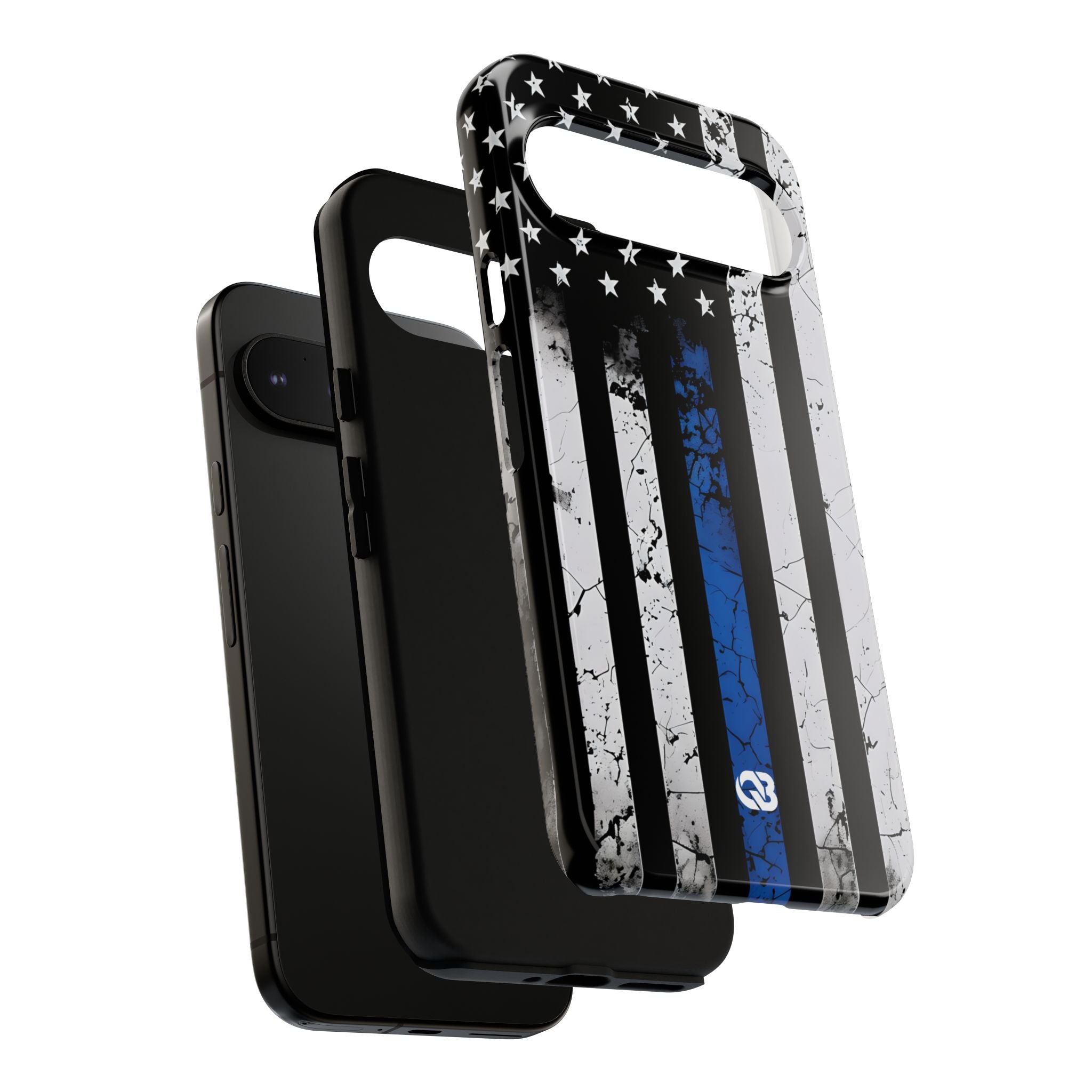 Gritty Cobalt Flag · Tough Phone Case for Google Pixel