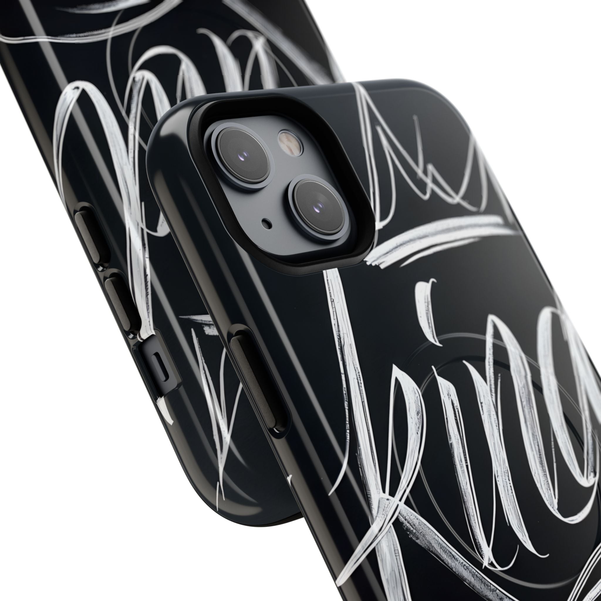 Noir Crown Script · Tough+ Magsafe