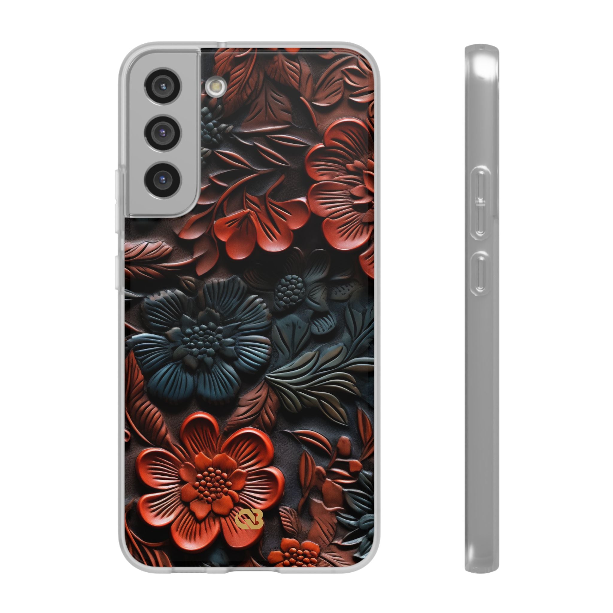 Carved Earth Bloom · Soft Phone Case for Samsung