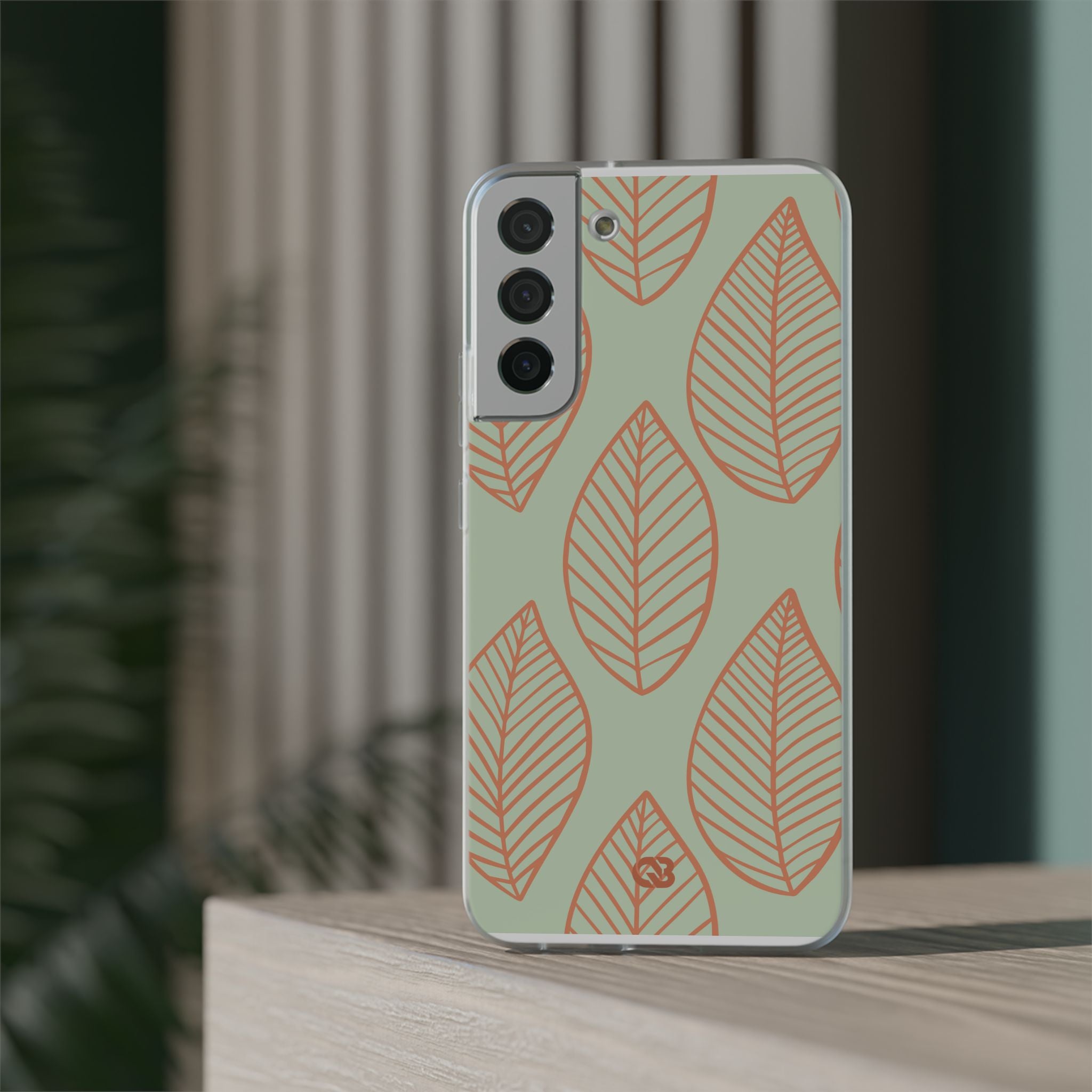 Sage Earth Leaves · Soft Phone Case for Samsung